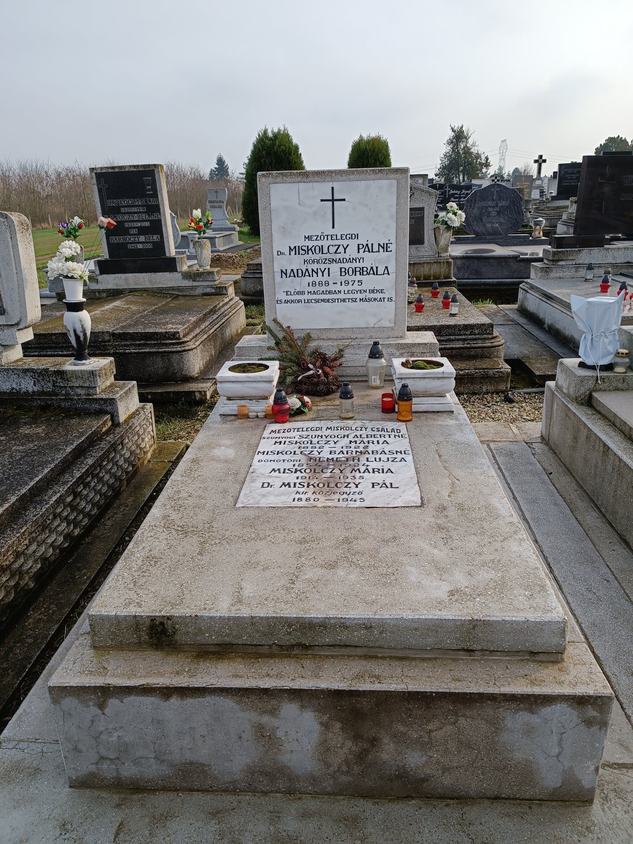 mezőtelegdi Miskolczy Pál sírja