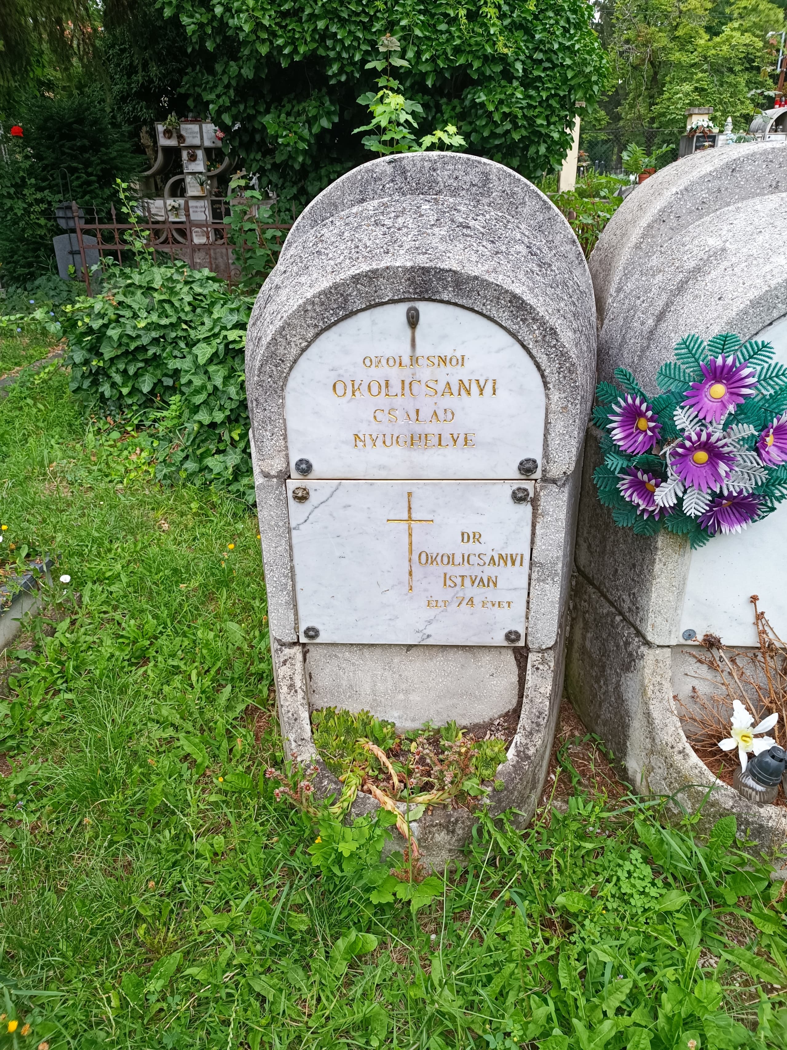 okolicsnói Okolicsányi Imre sírja