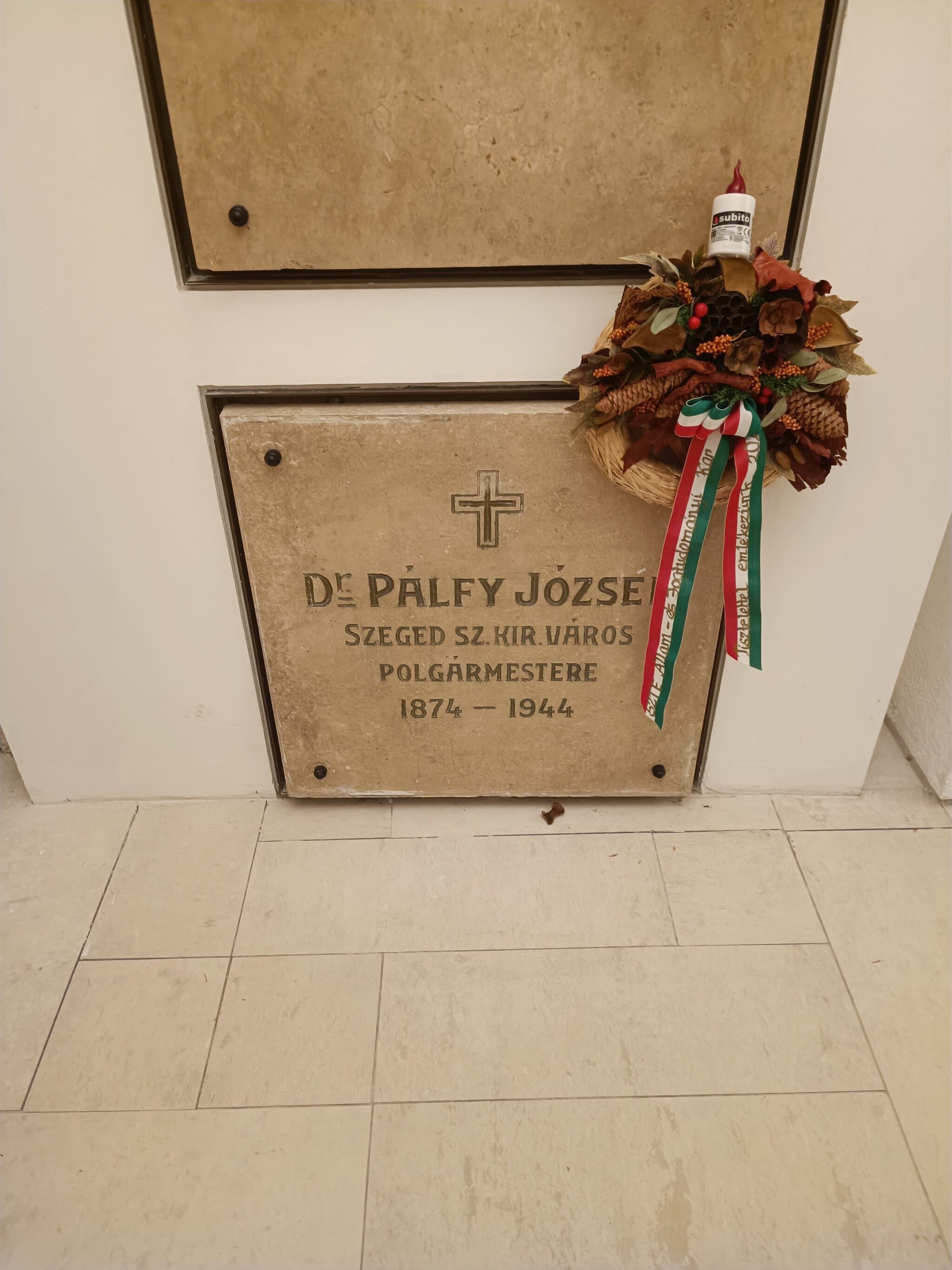 Pálfy József sírja