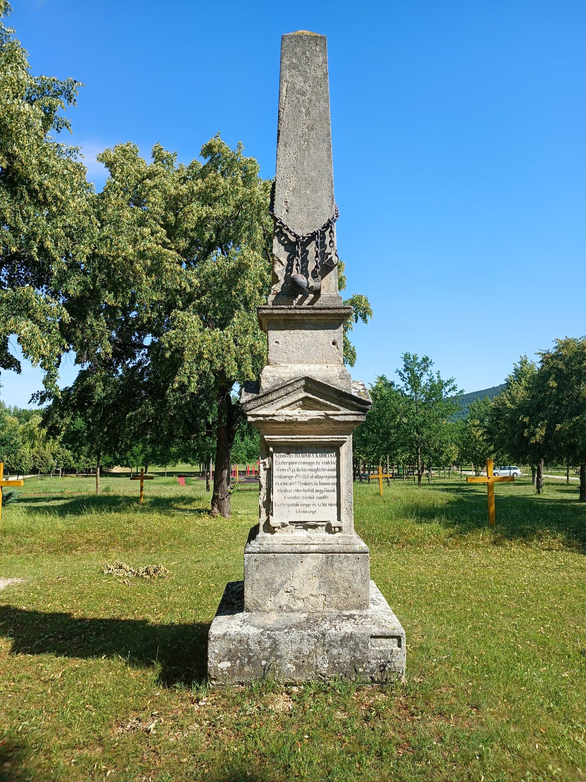 szenkviczi Palkovics Károly sírja