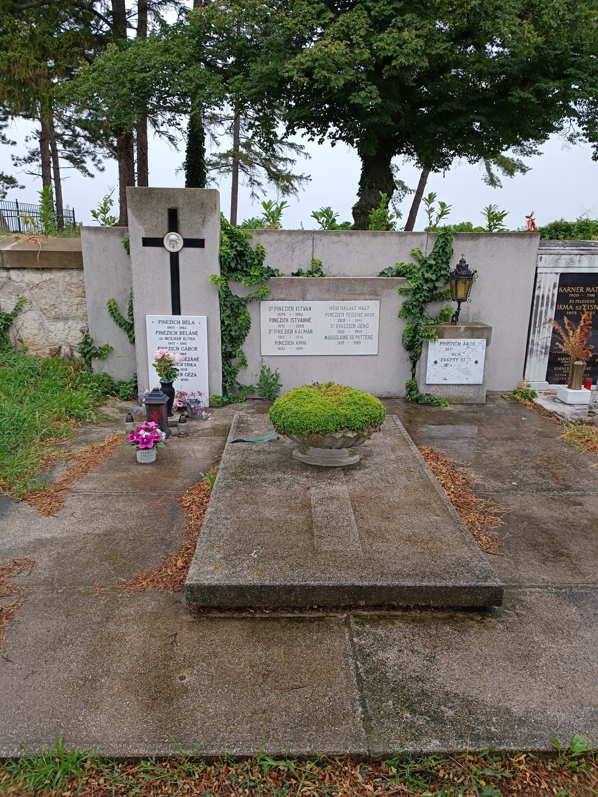Pinezich István sírja