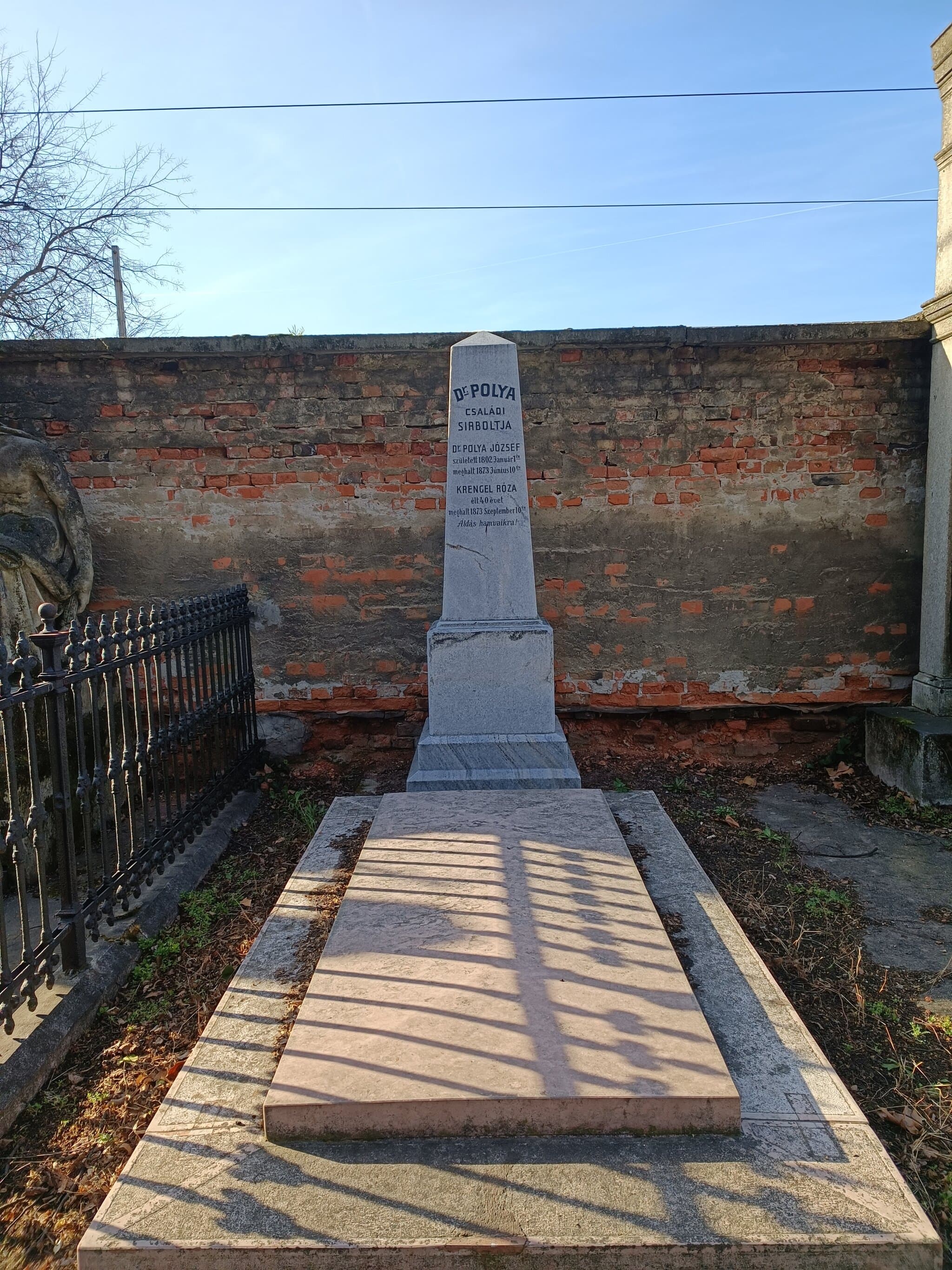 váradi Pólya József sírja