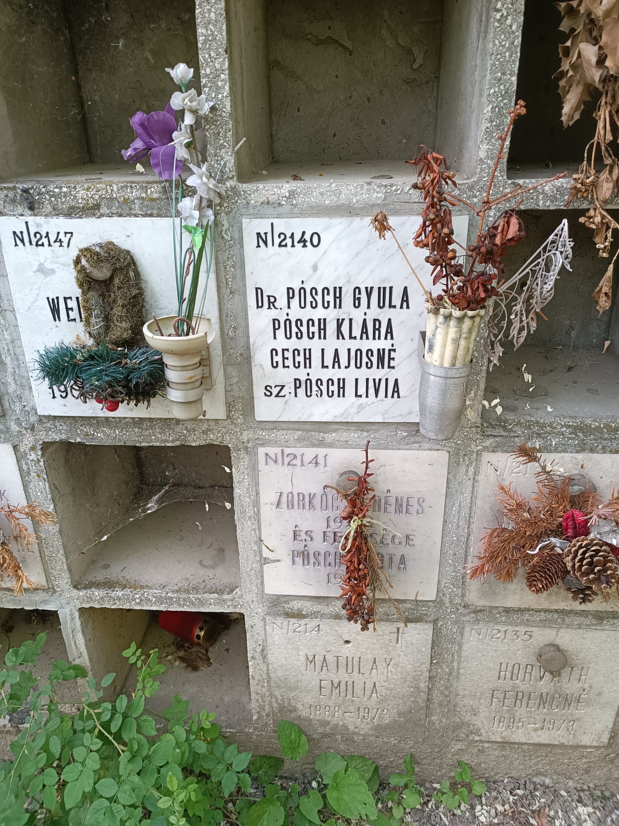 Pósch Gyula sírja