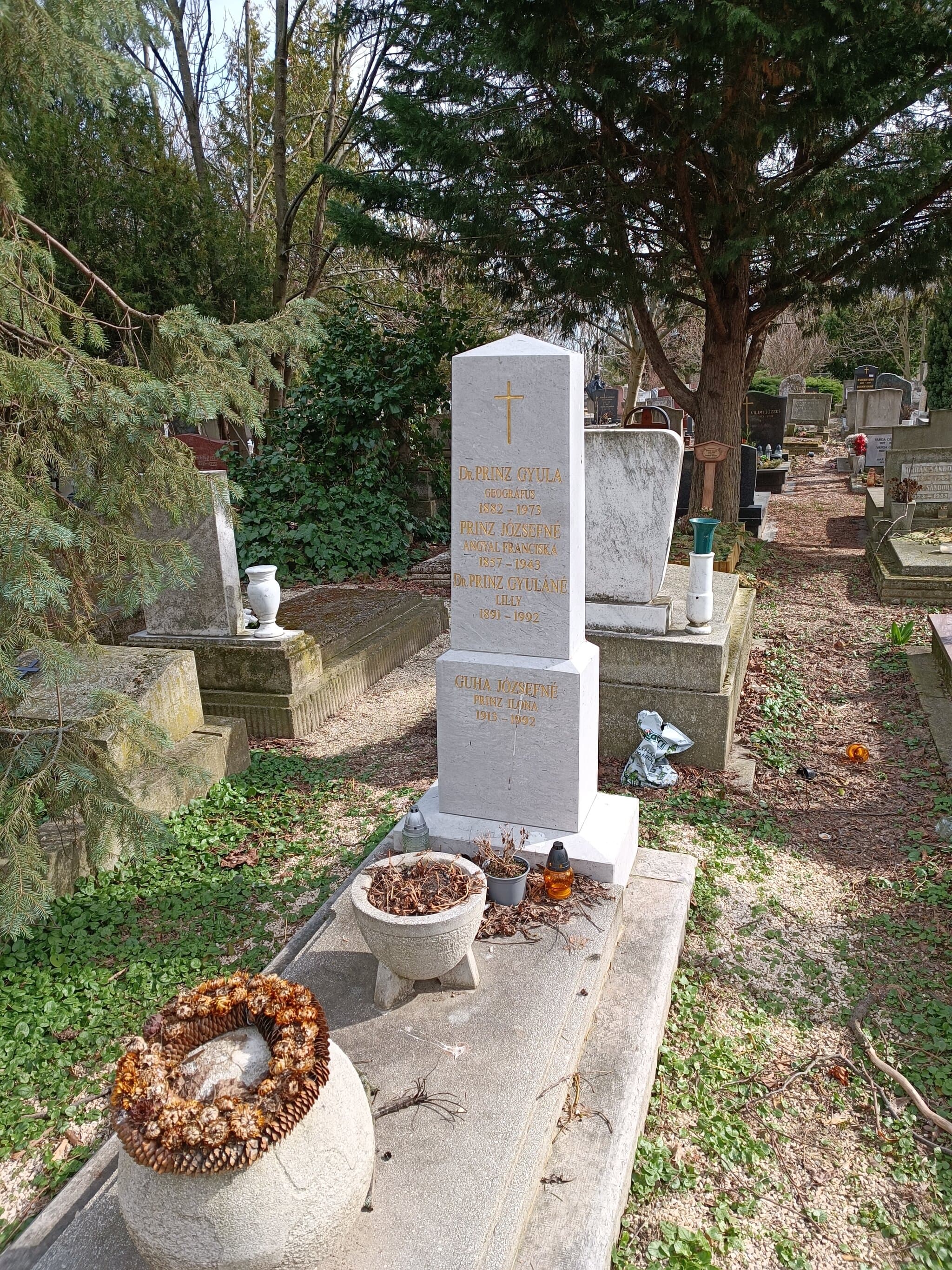 Prinz Gyula sírja