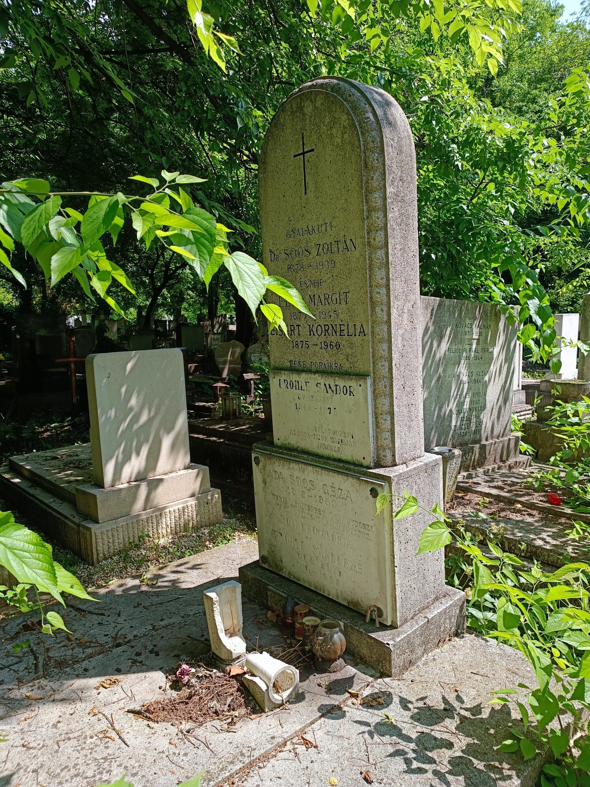 Pröhle Sándor sírja