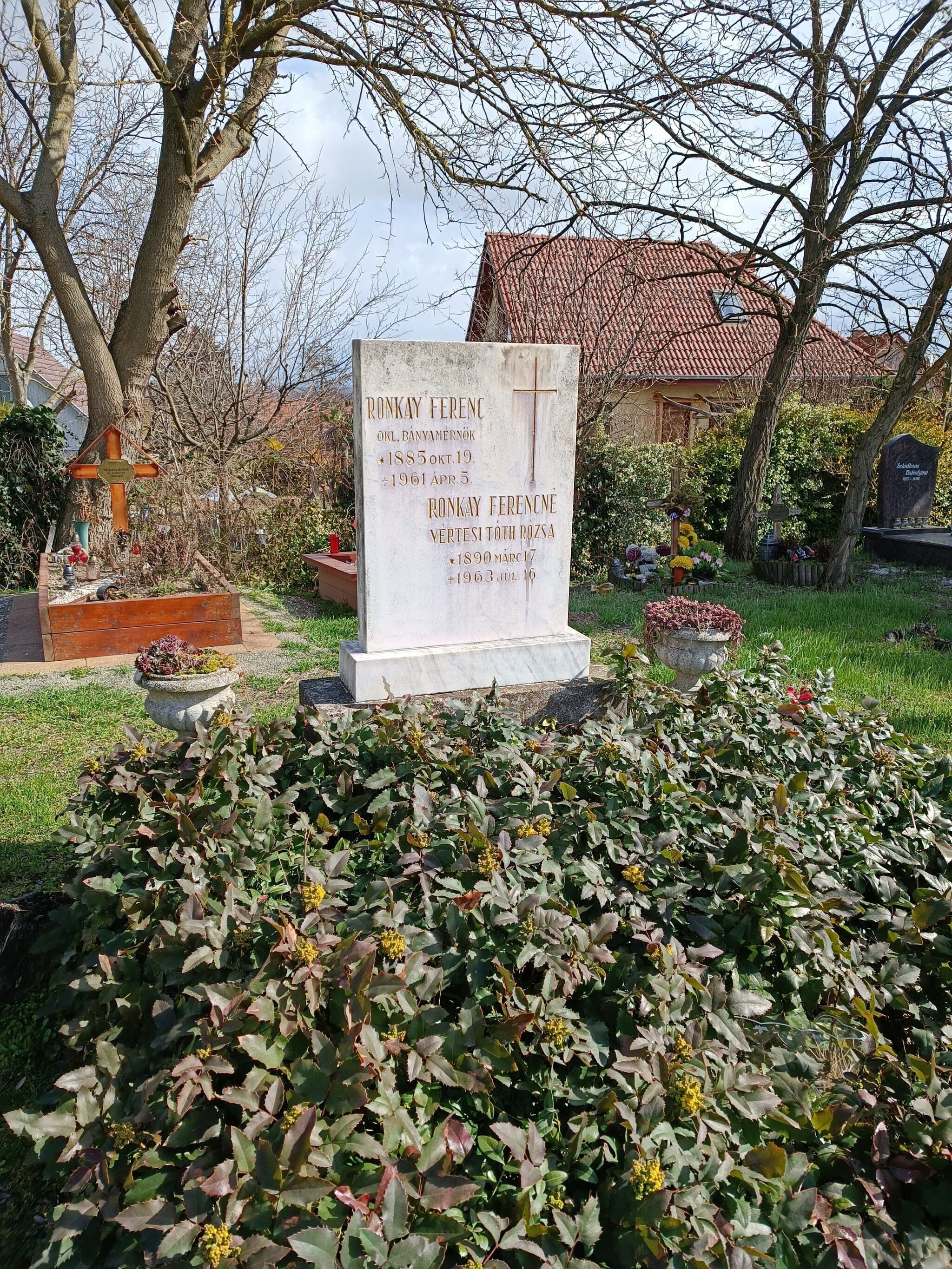 Ronkay Ferenc sírja