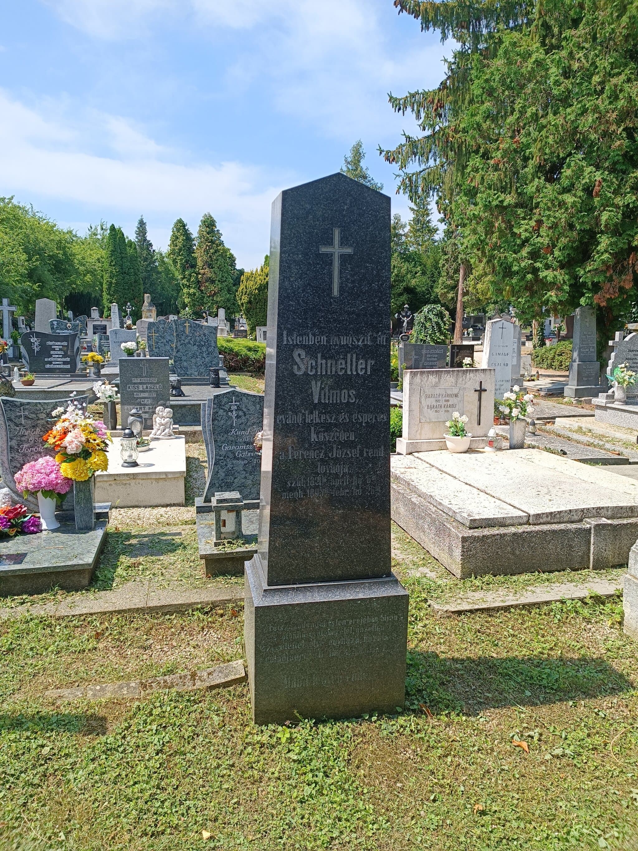 Schneller Vilmos sírja
