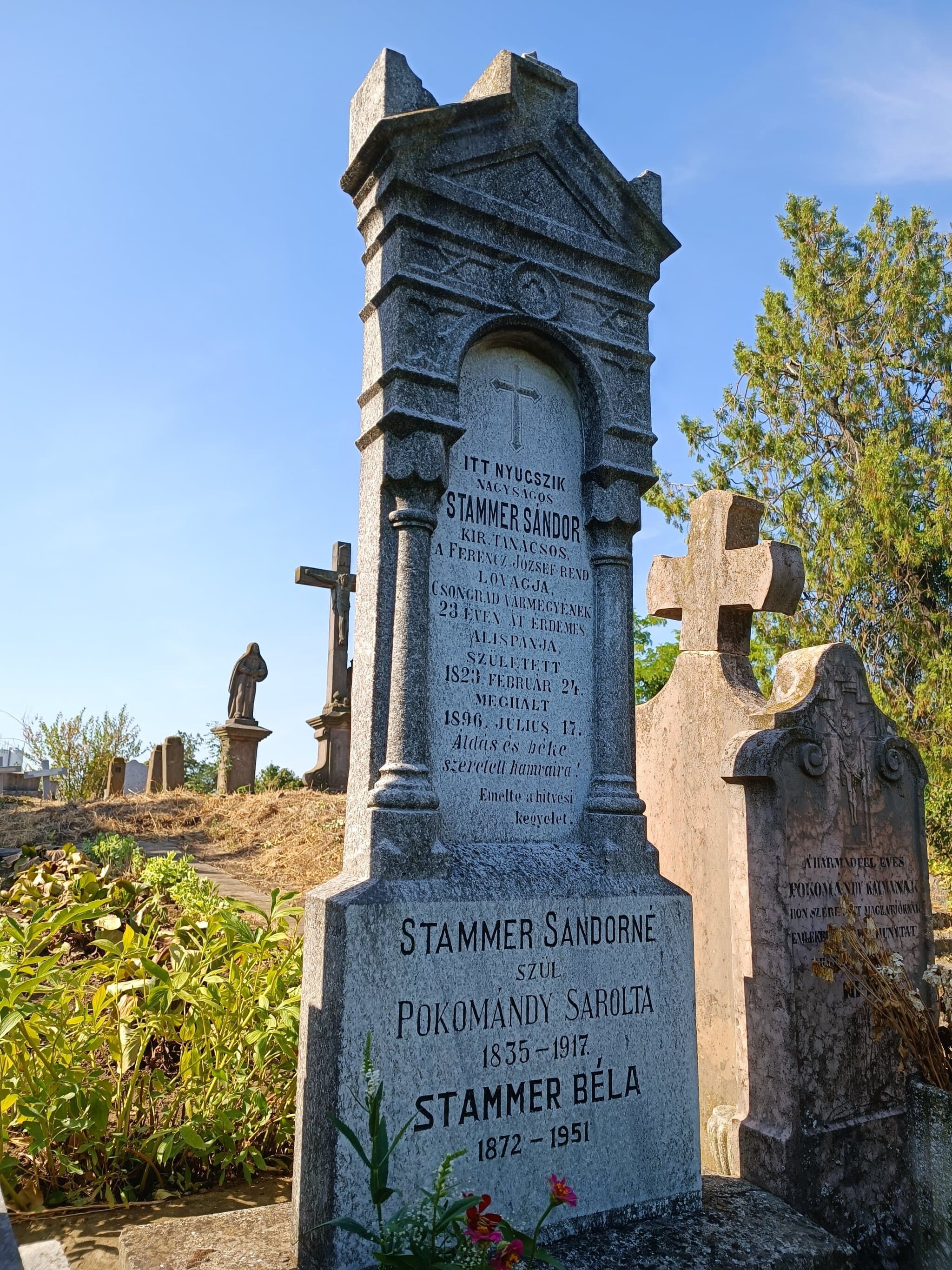 Stammer Sándor sírja