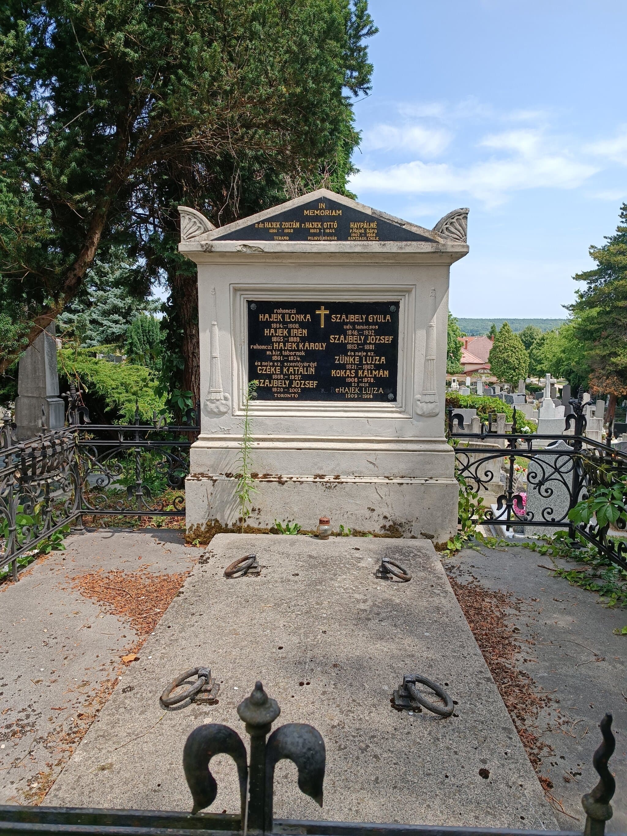 szájbeli Szájbely Gyula sírja
