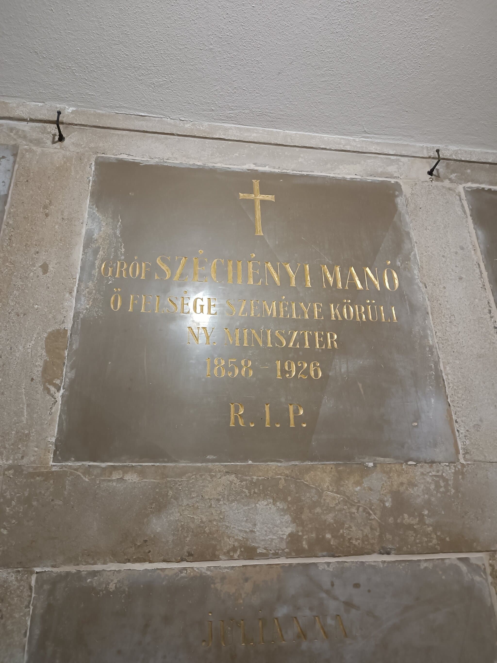 sárvár-felsővidéki gróf Széchényi Manó sírja