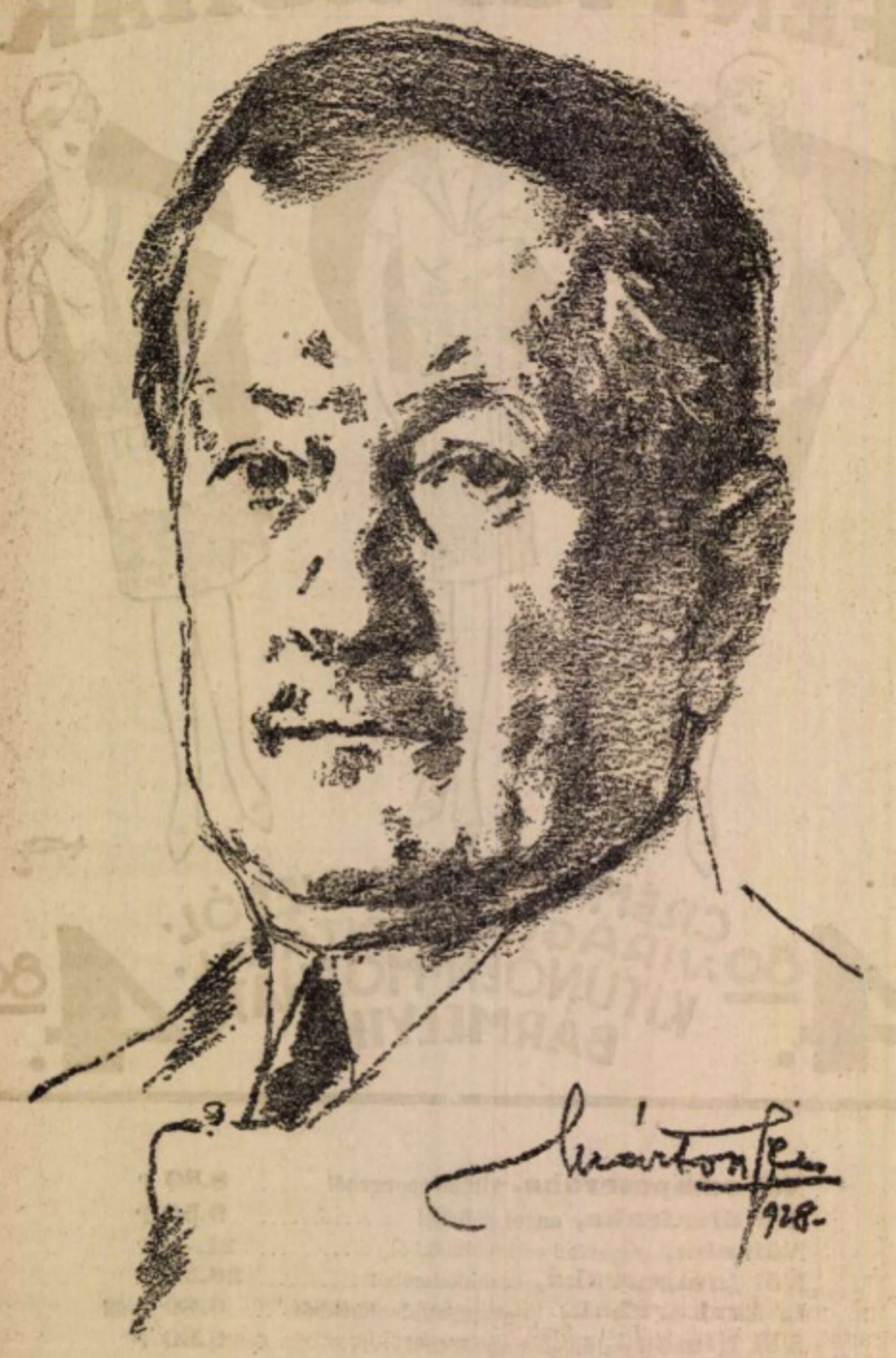 Szénásy Gyula portréja