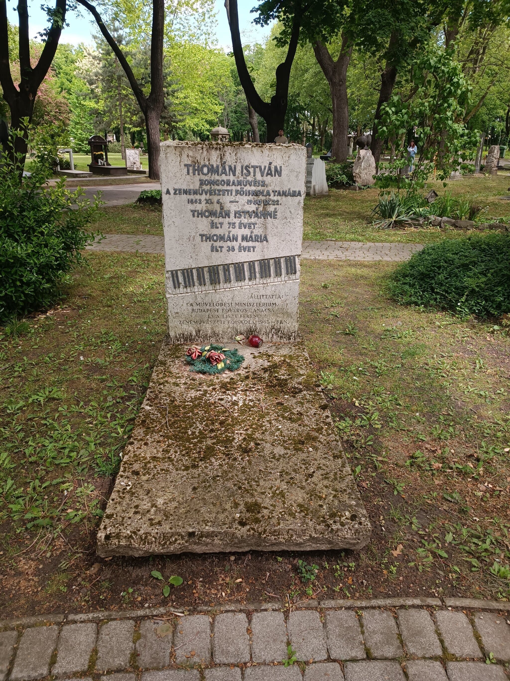 Thomán István sírja