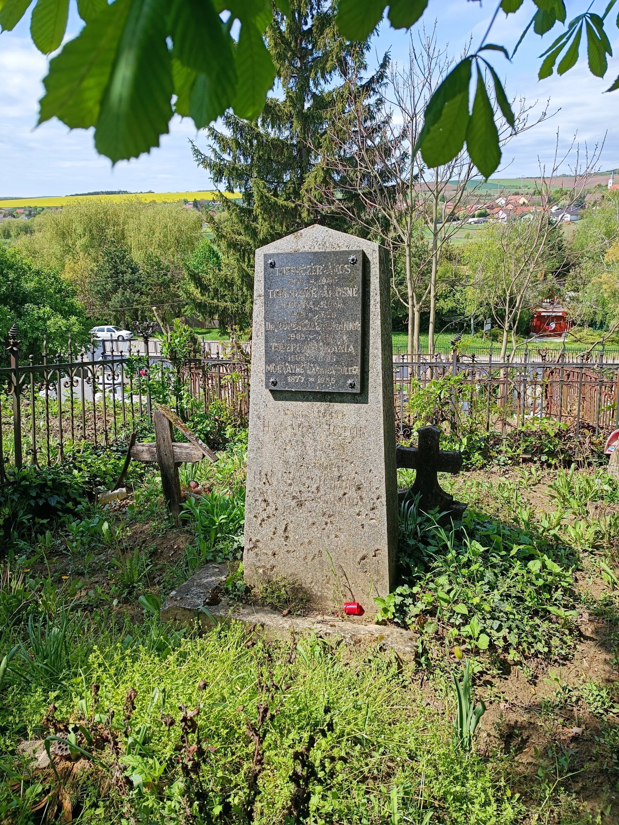 Toperczer Ákos sírja