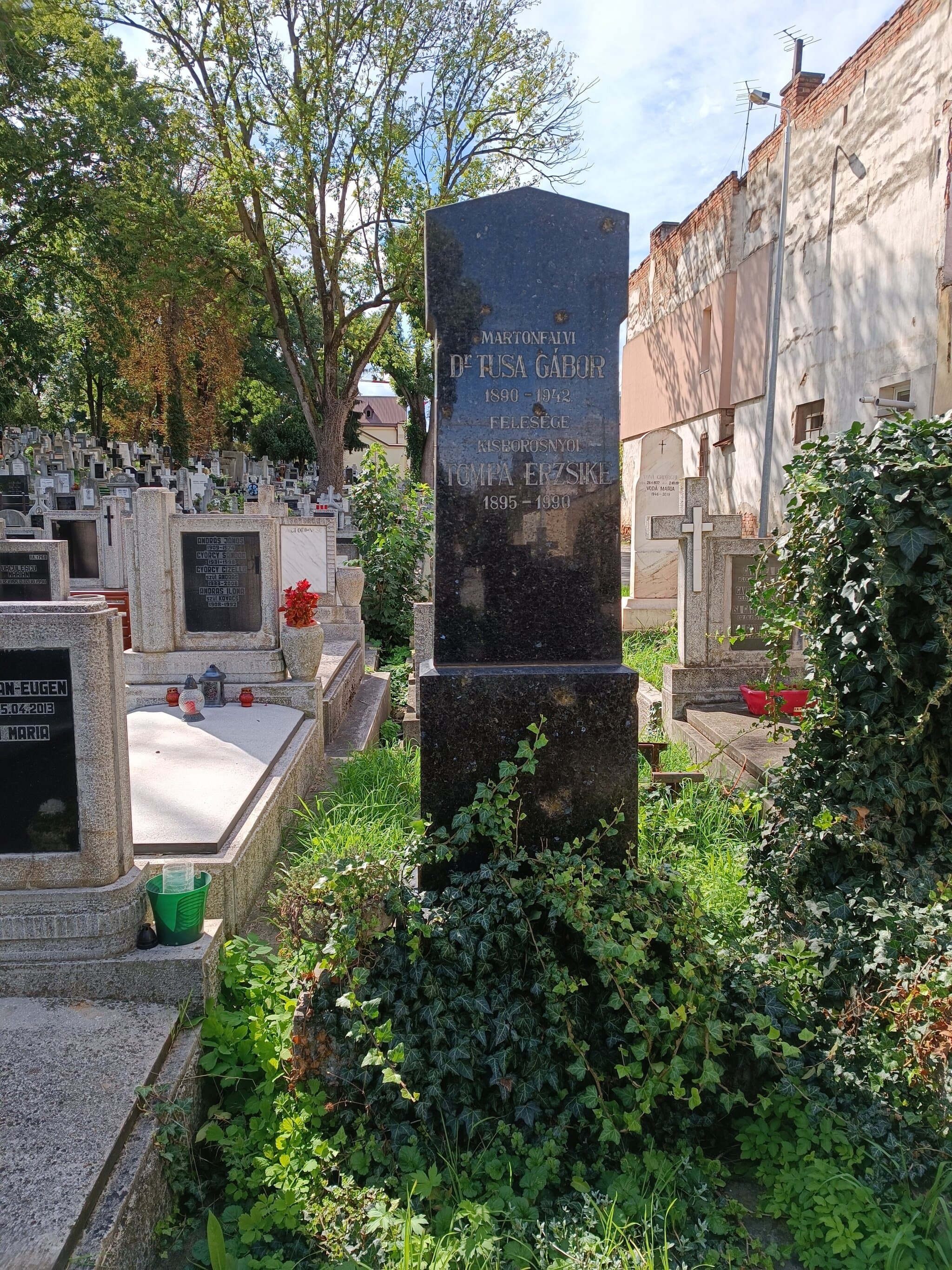 martonfalvi Tusa Gábor sírja