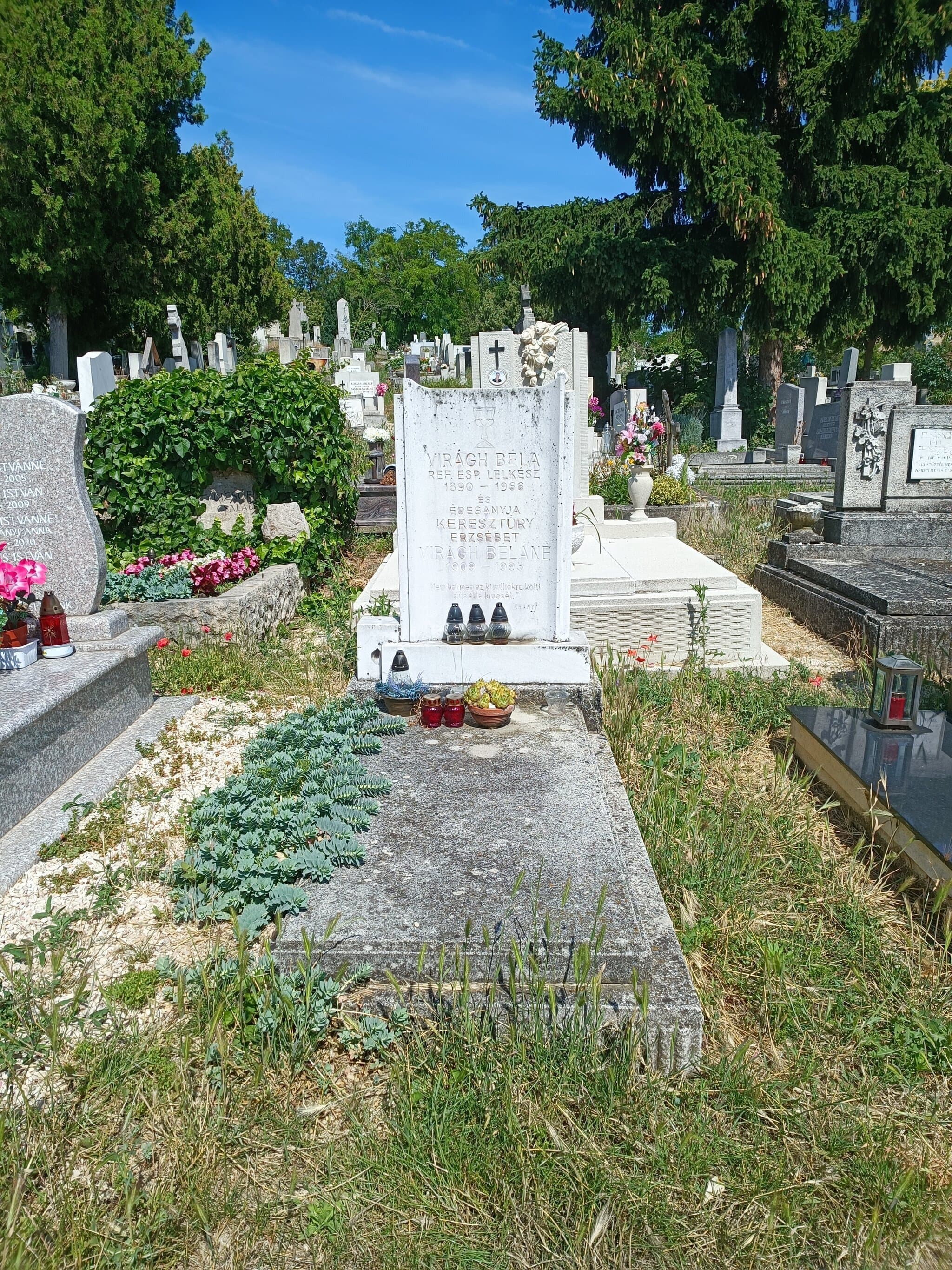 Virágh Béla sírja
