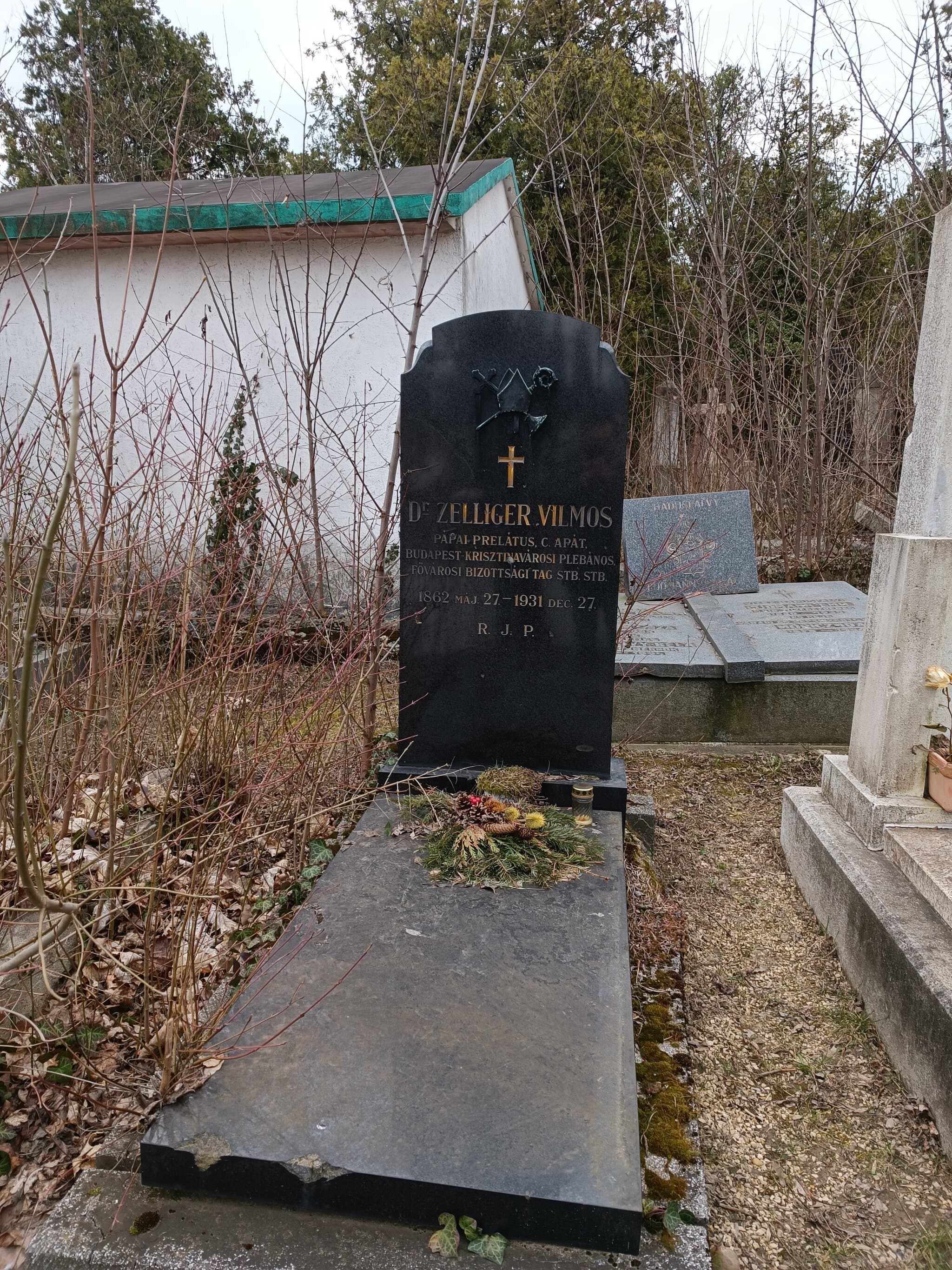 Zelliger Vilmos sírja
