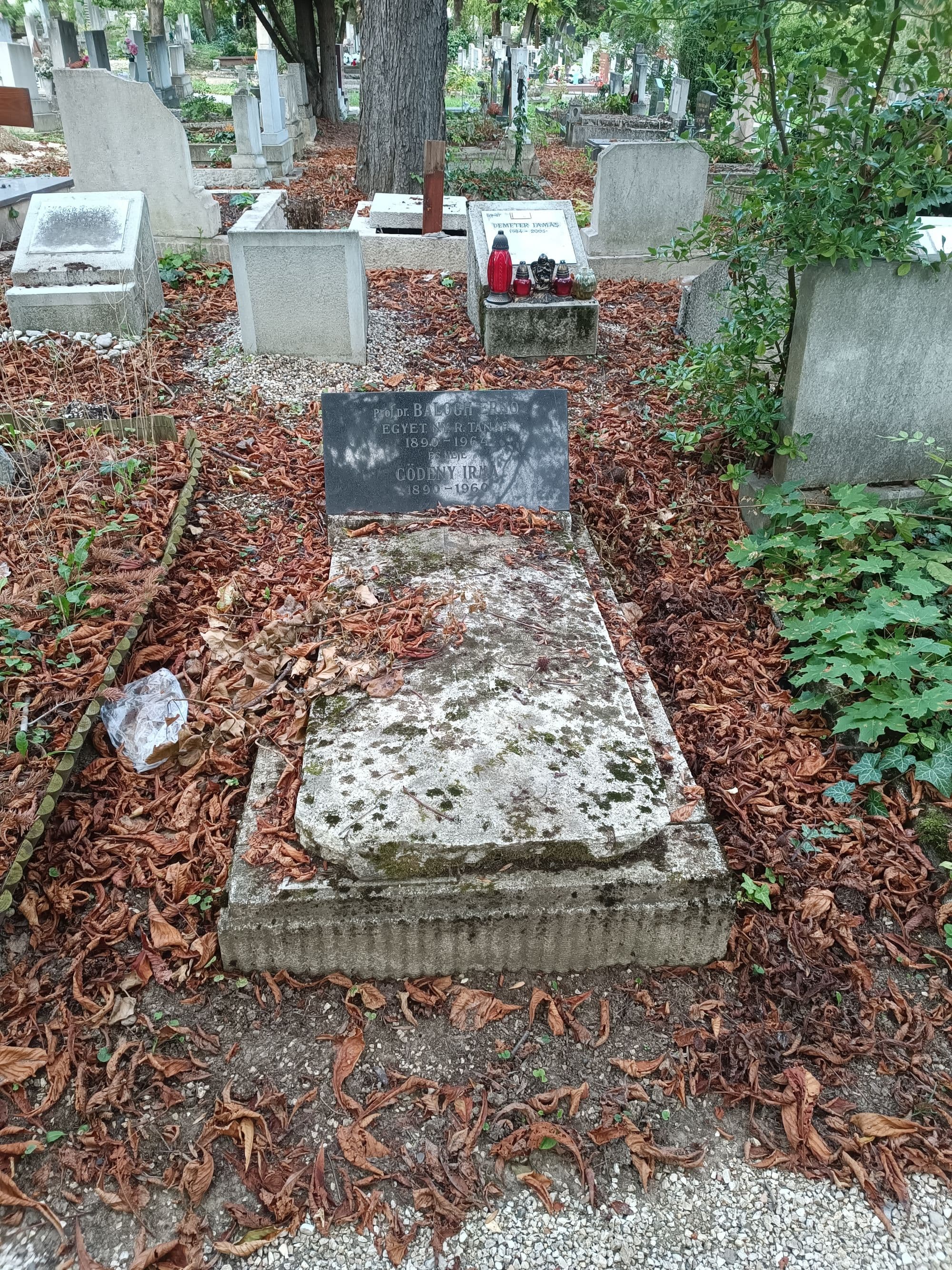 Balogh Ernő sírja