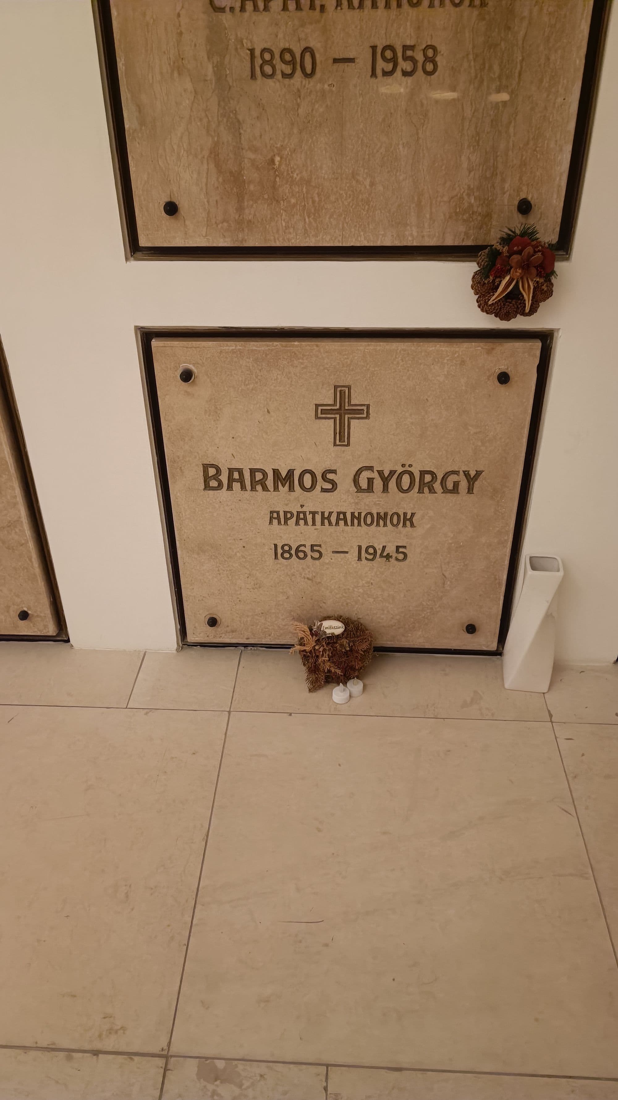 Barmos György sírja