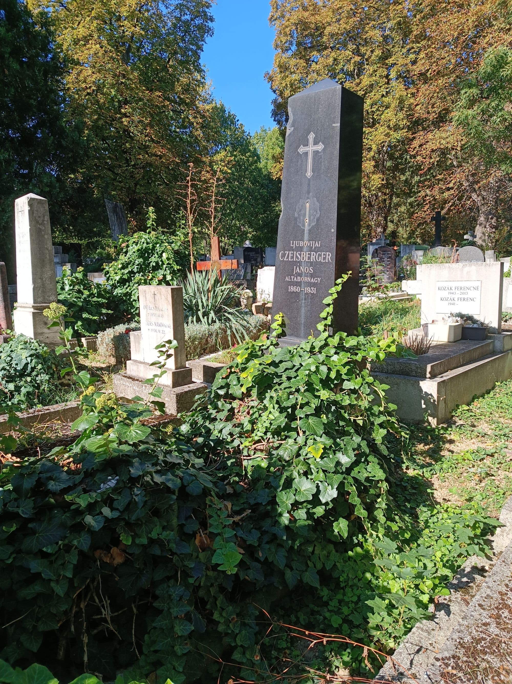 ljubovijai Czeisberger János sírja
