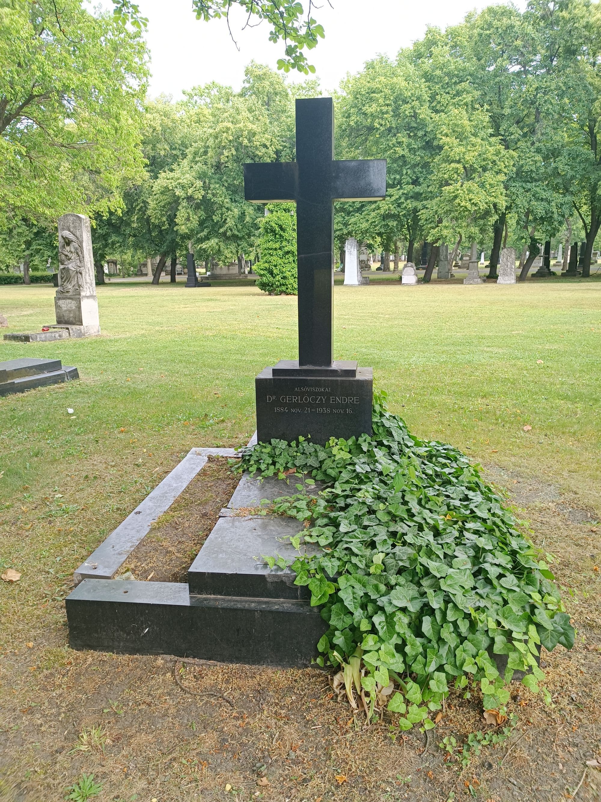 alsóviszokai Gerlóczy Endre sírja