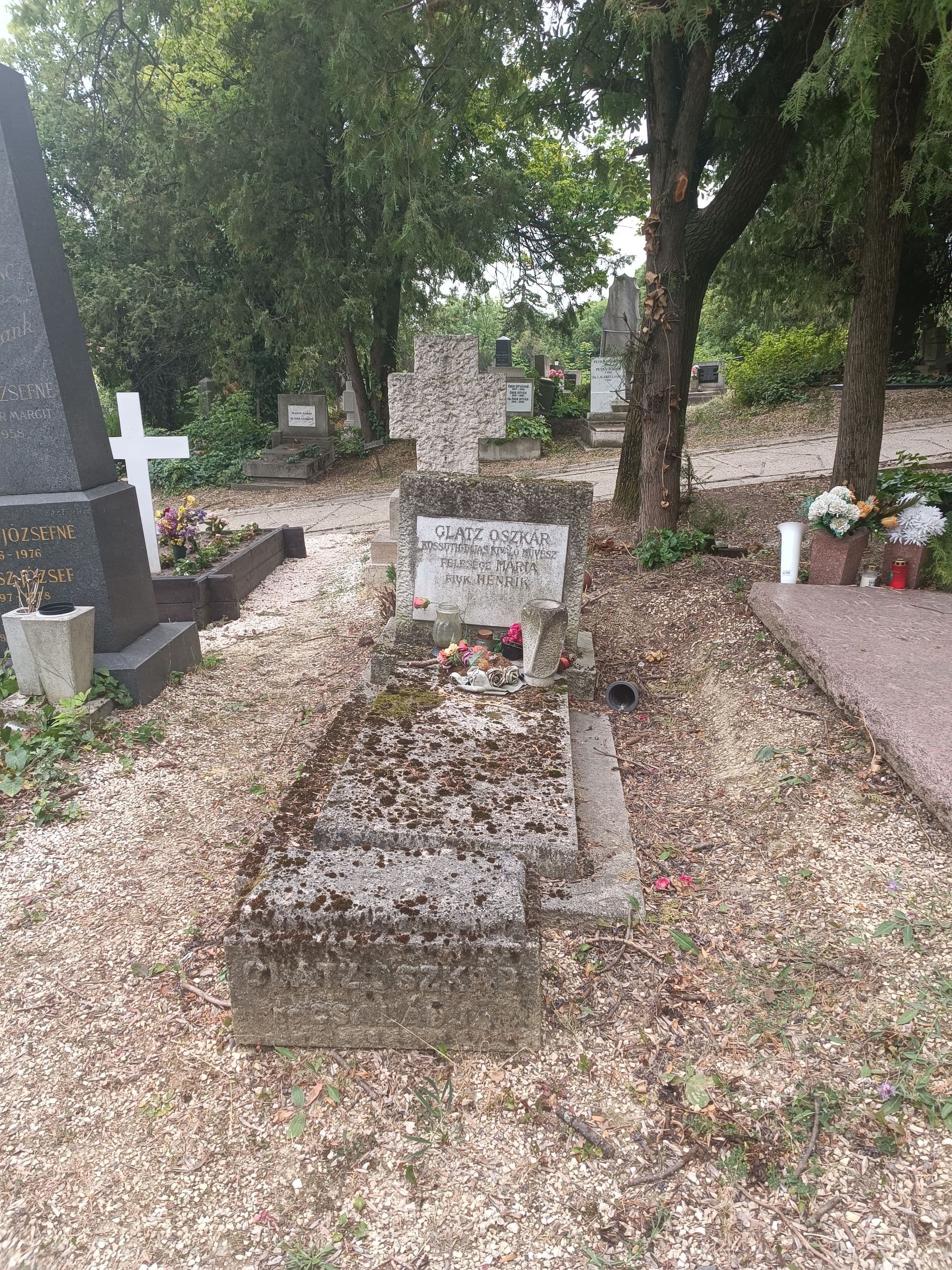 Glatz Oszkár sírja