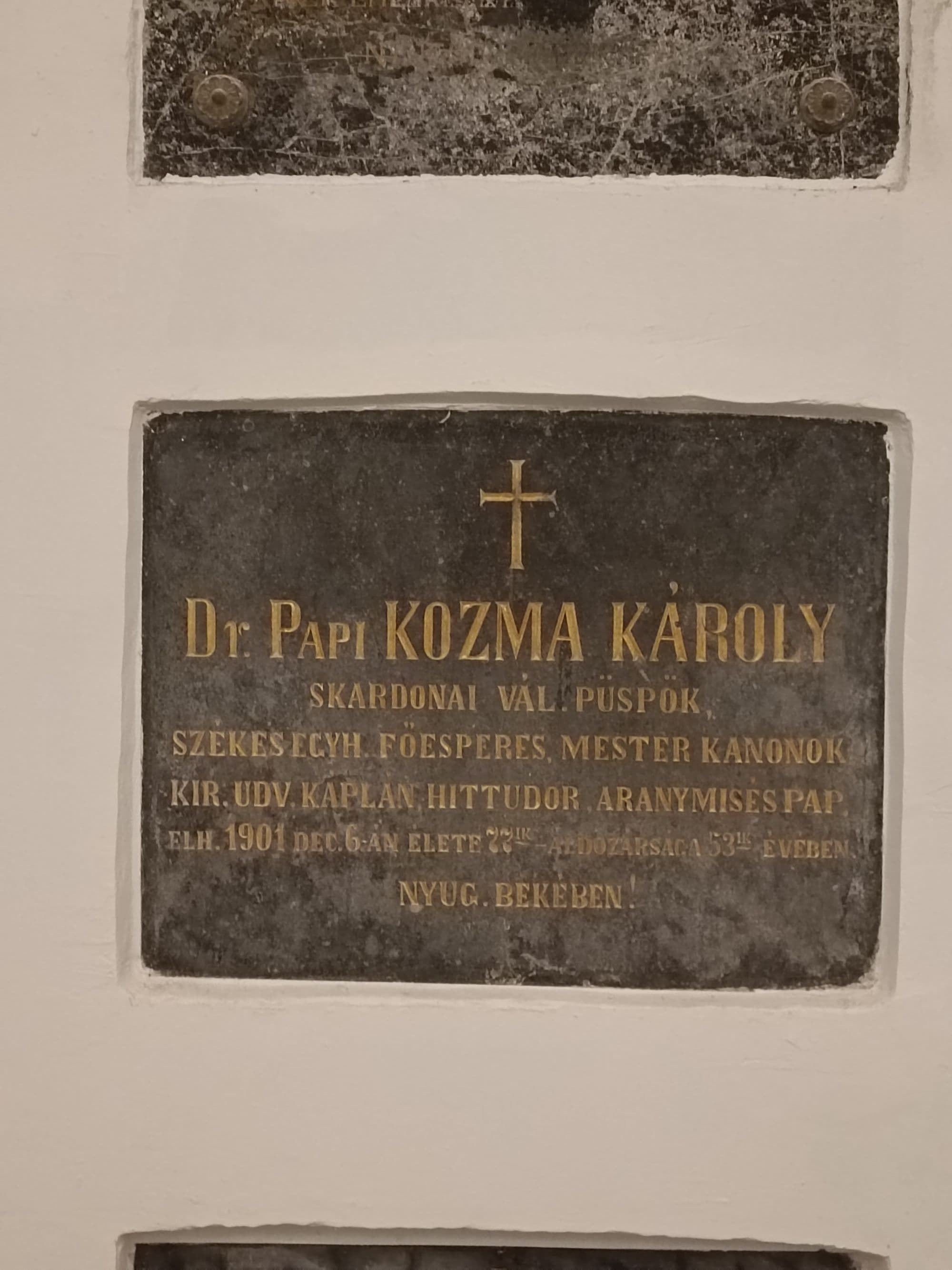 papi Kozma Károly sírja