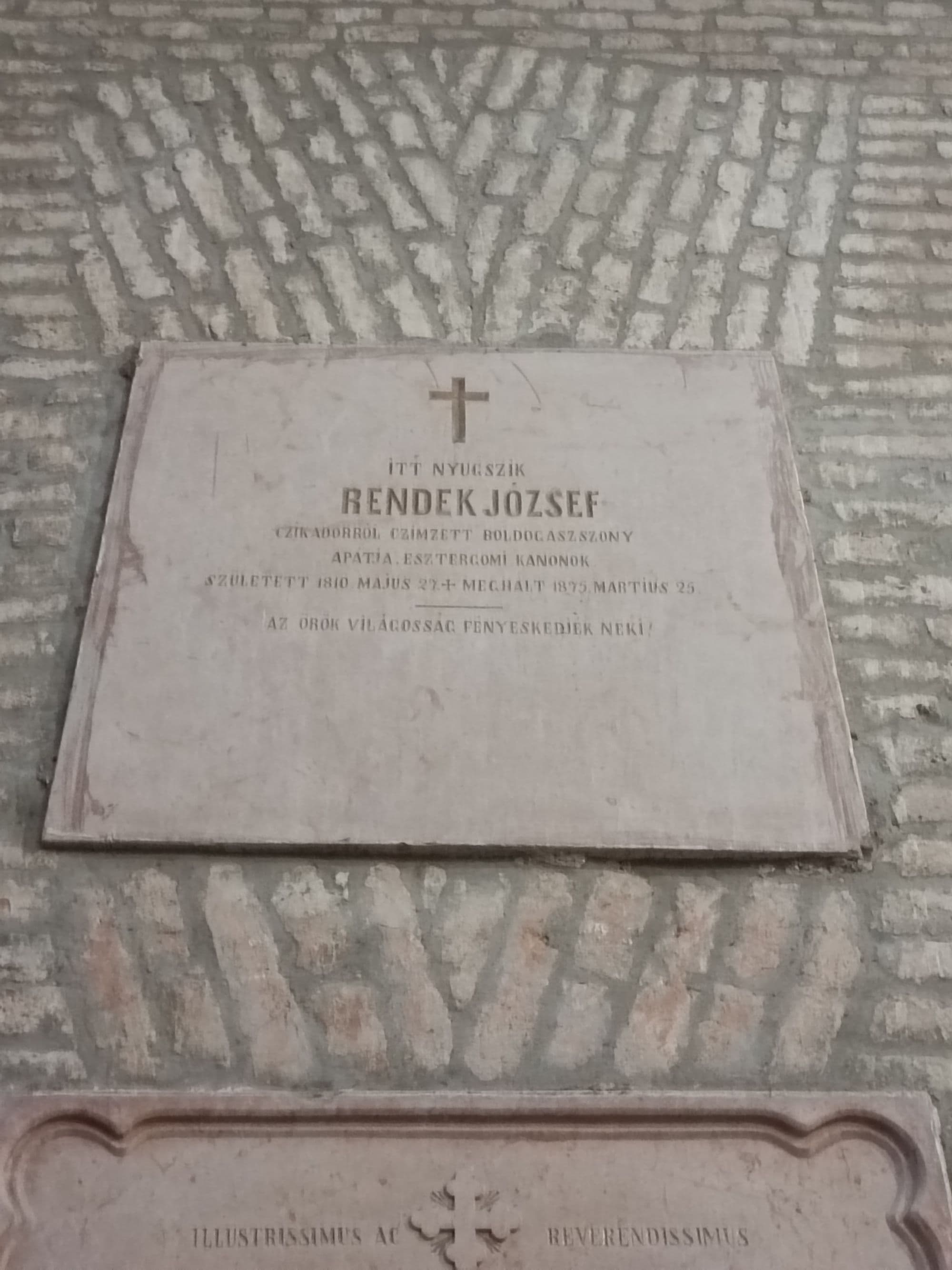Rendek József sírja