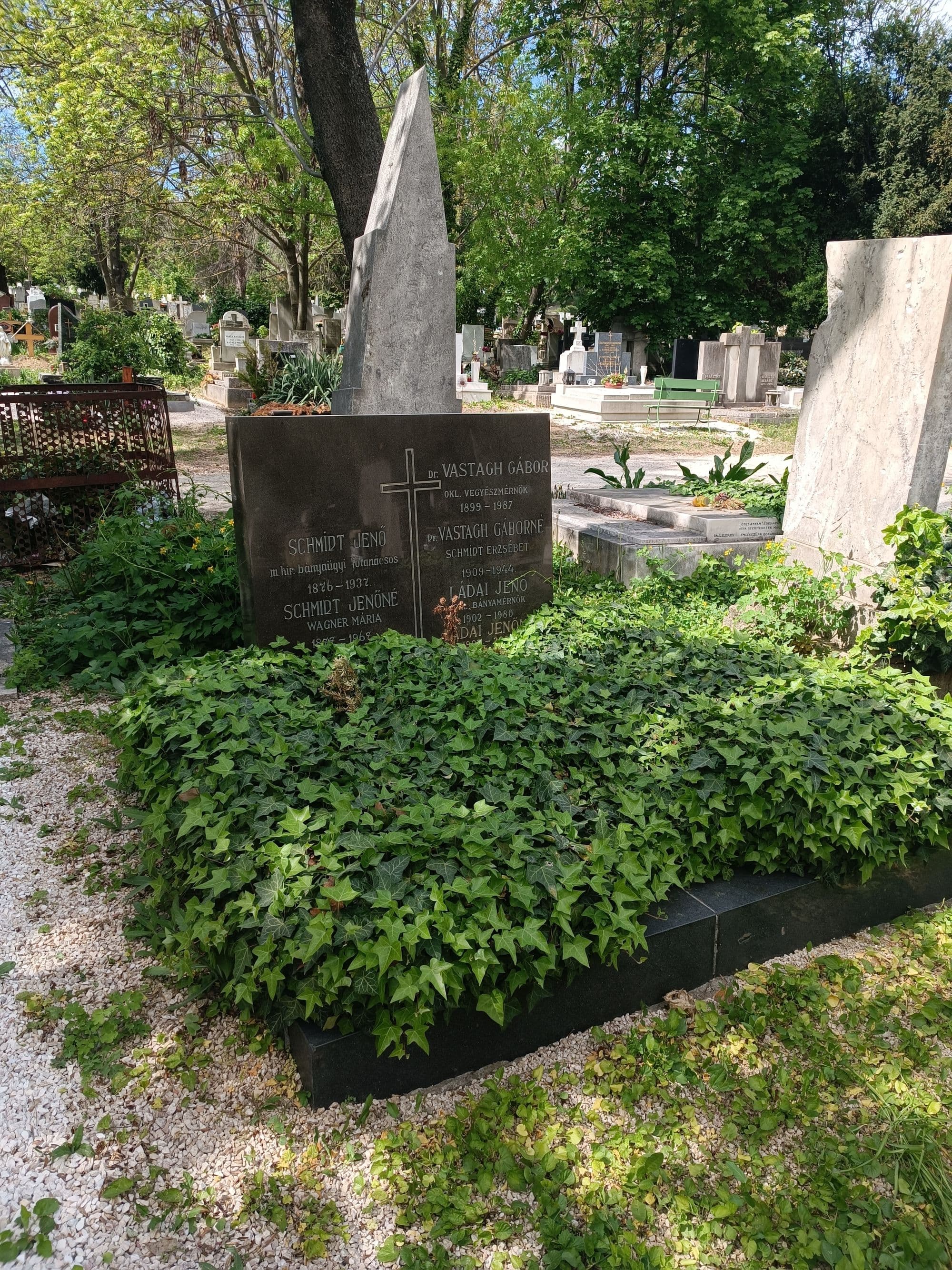 Schmidt Jenő sírja