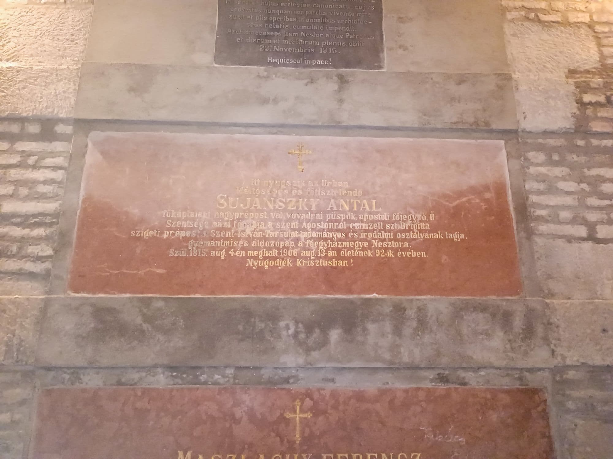 Sujánszky Antal sírja