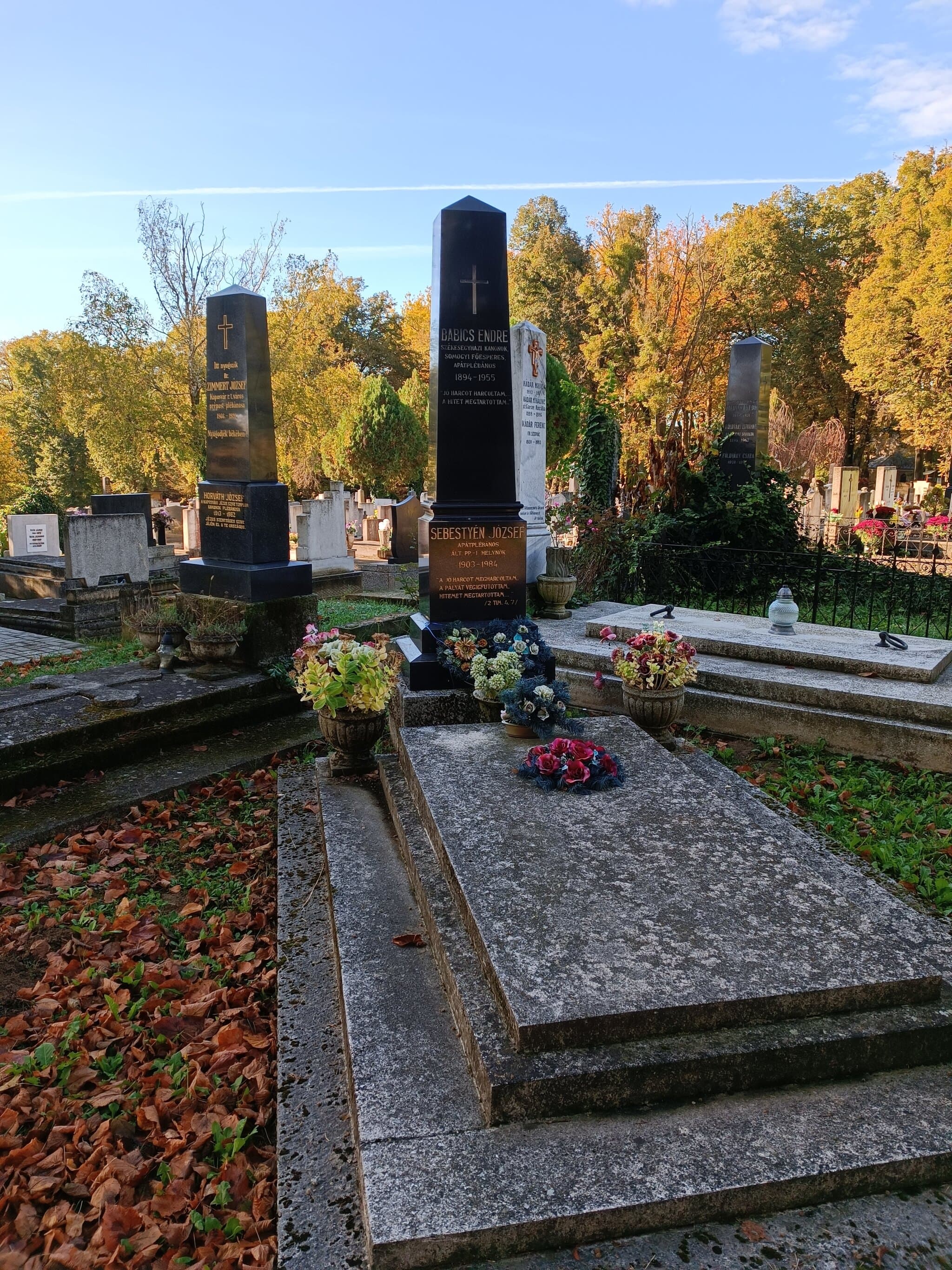 Babics Endre sírja