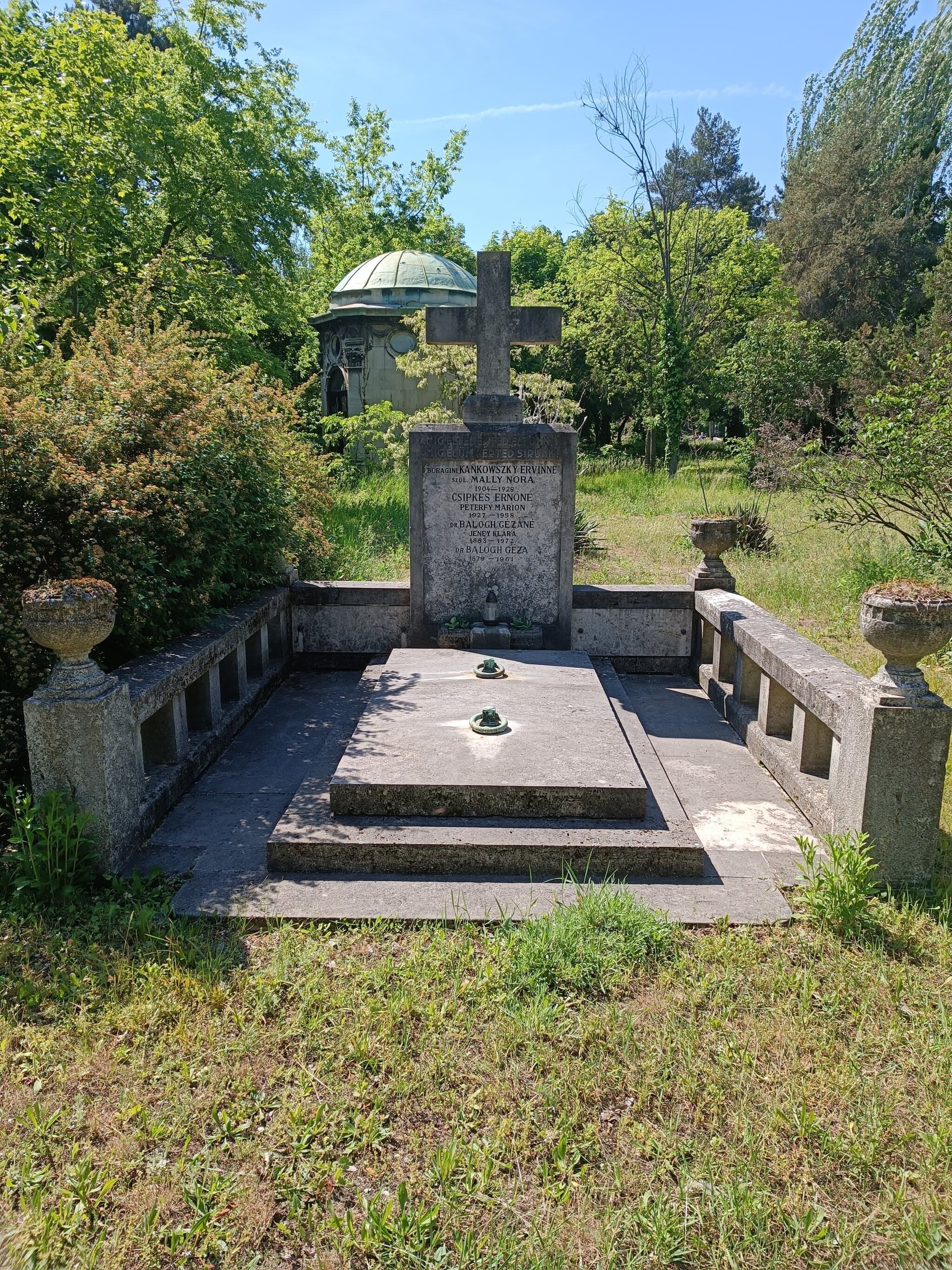 gyulafehérvári Balogh Géza sírja