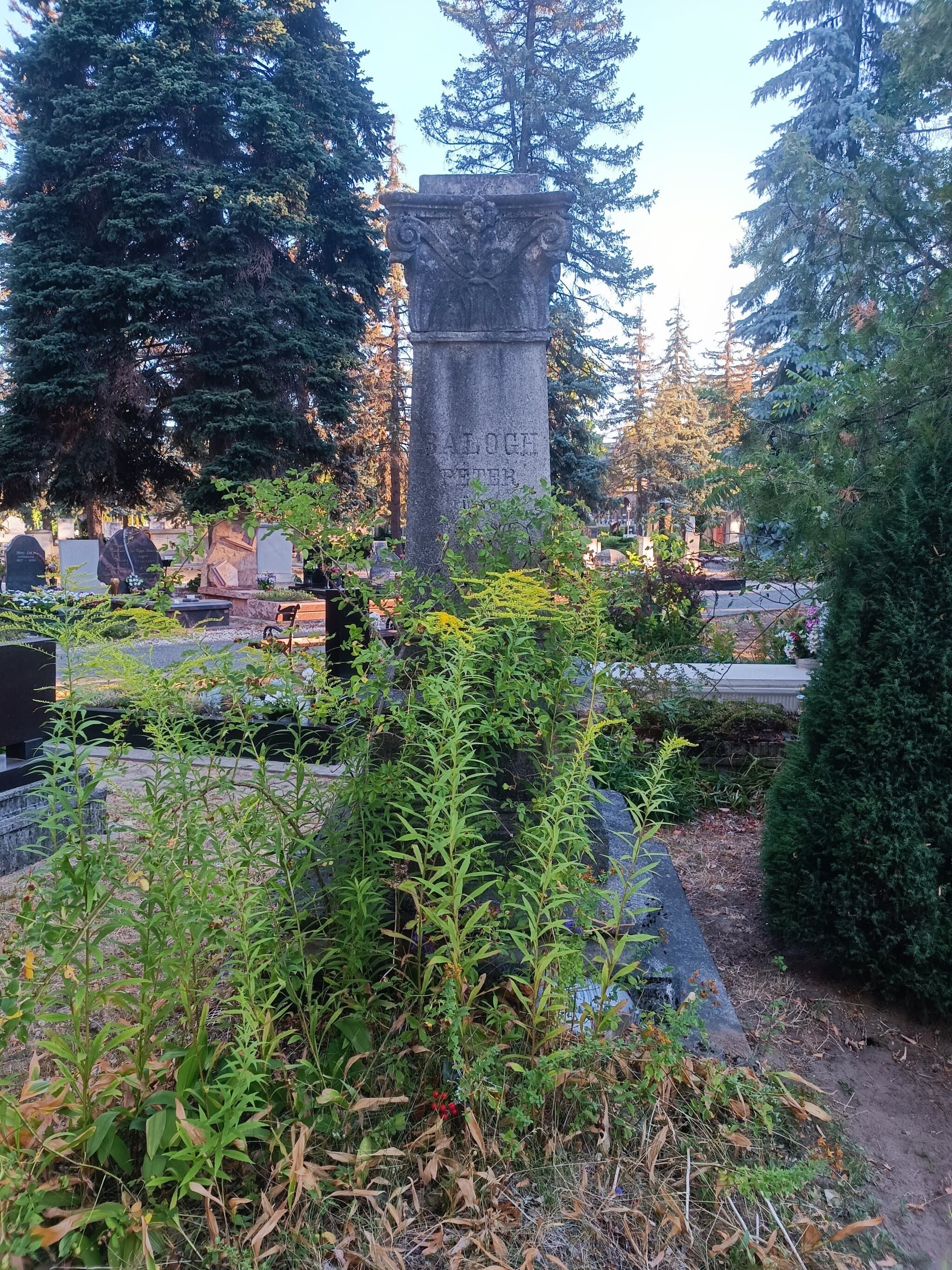 Balogh Péter sírja
