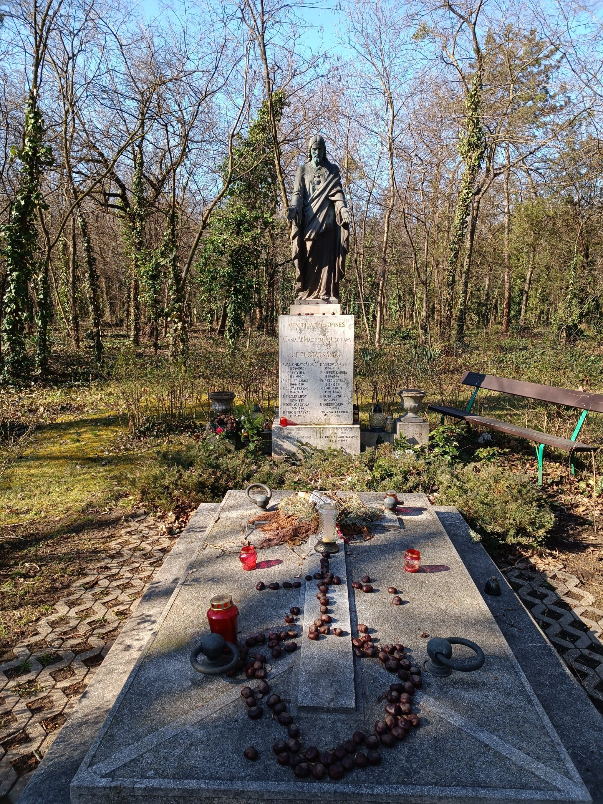 Bangha Béla SJ sírja