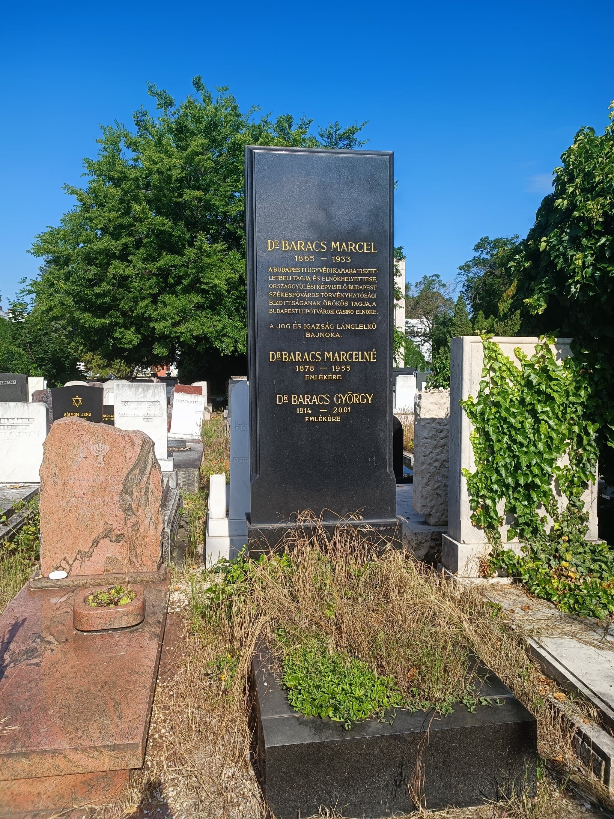 Baracs Marcell sírja