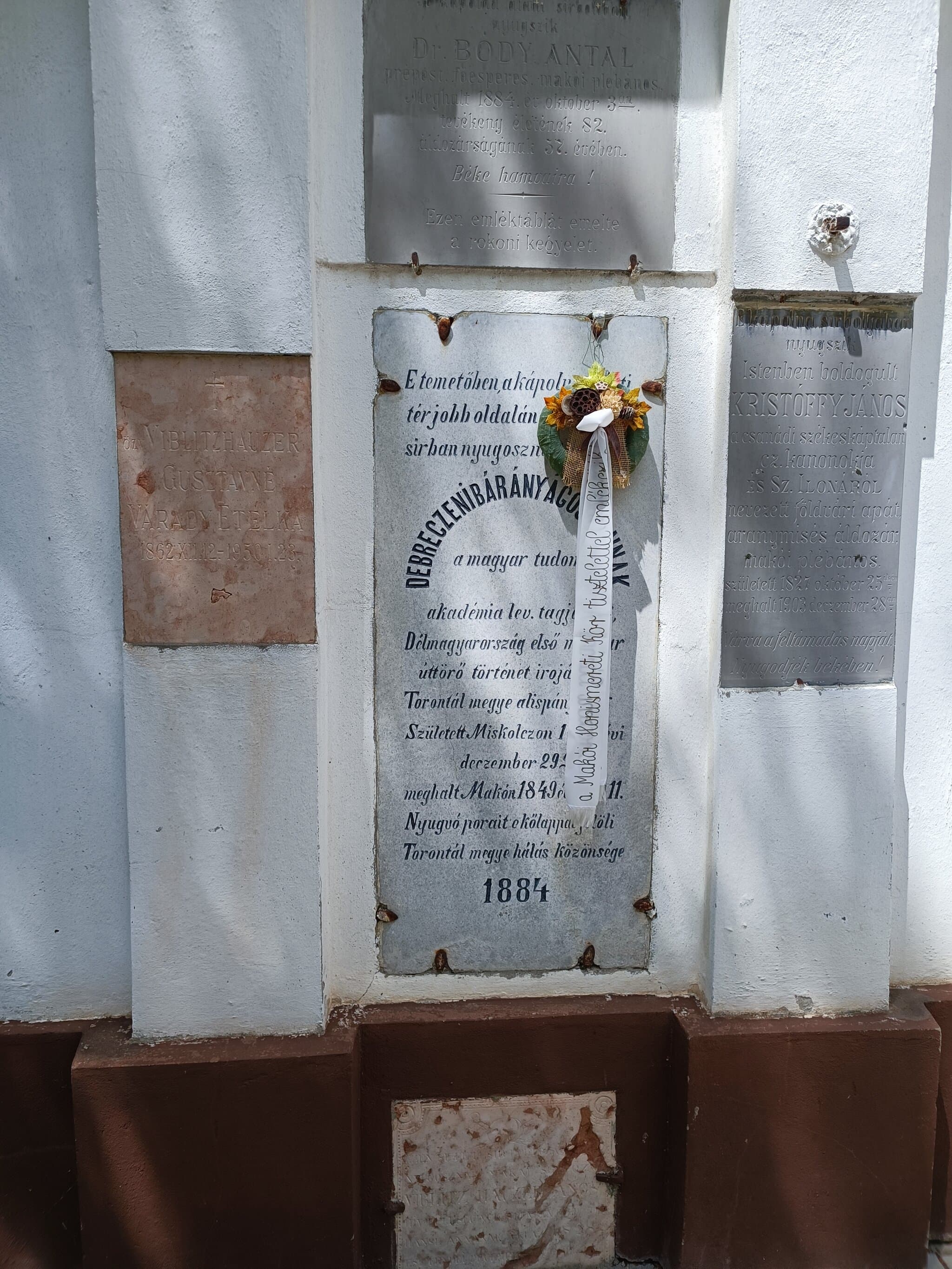 debreczeni Bárány Ágoston sírja