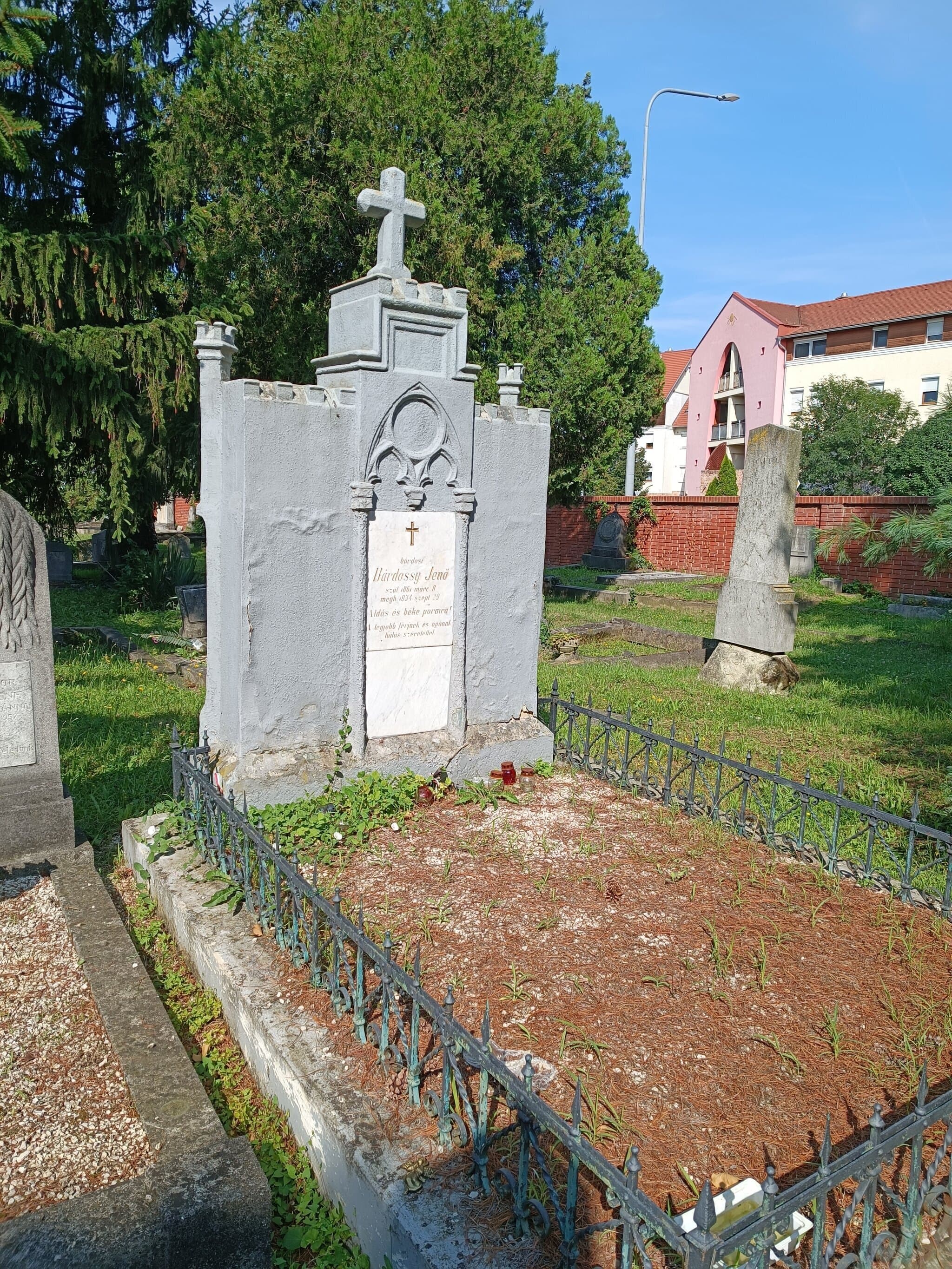 bárdosi Bárdossy Jenő sírja