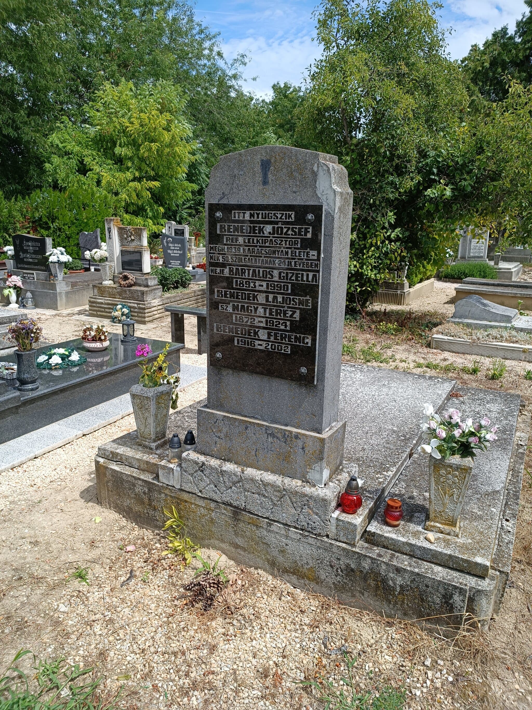 Benedek József sírja