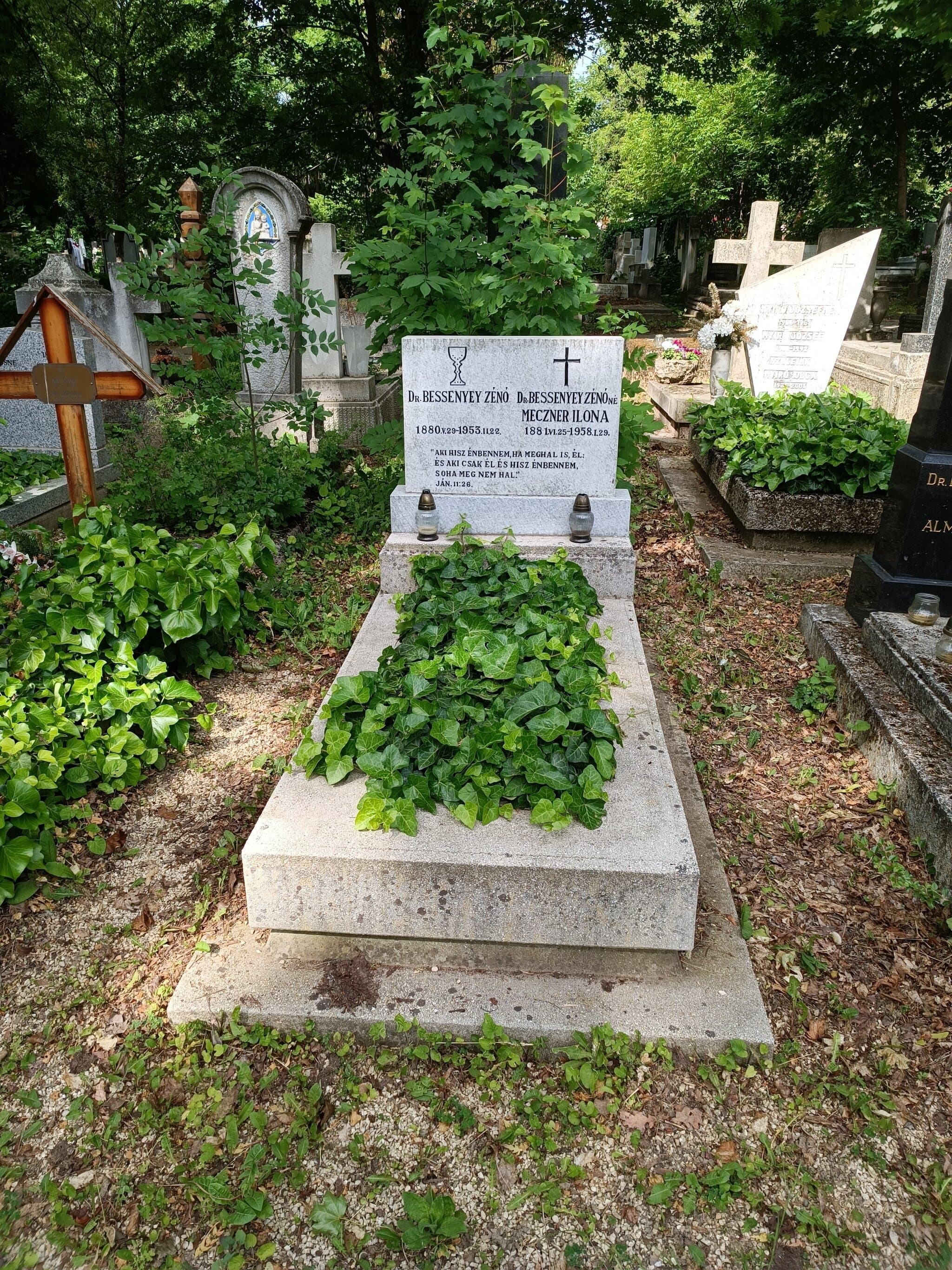 nagybessenyői Bessenyey Zénó sírja