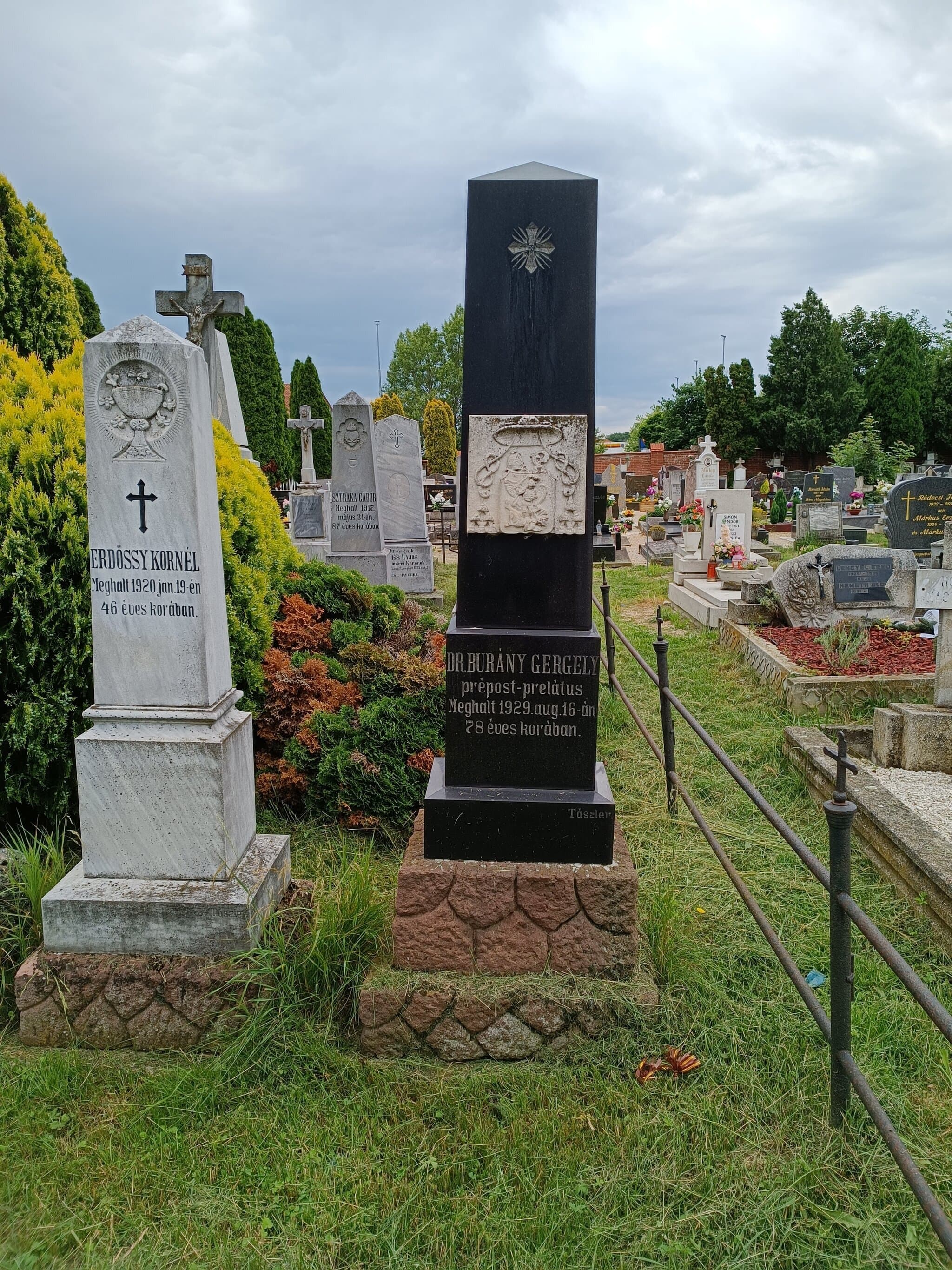 Burány Gergely O.Praem sírja