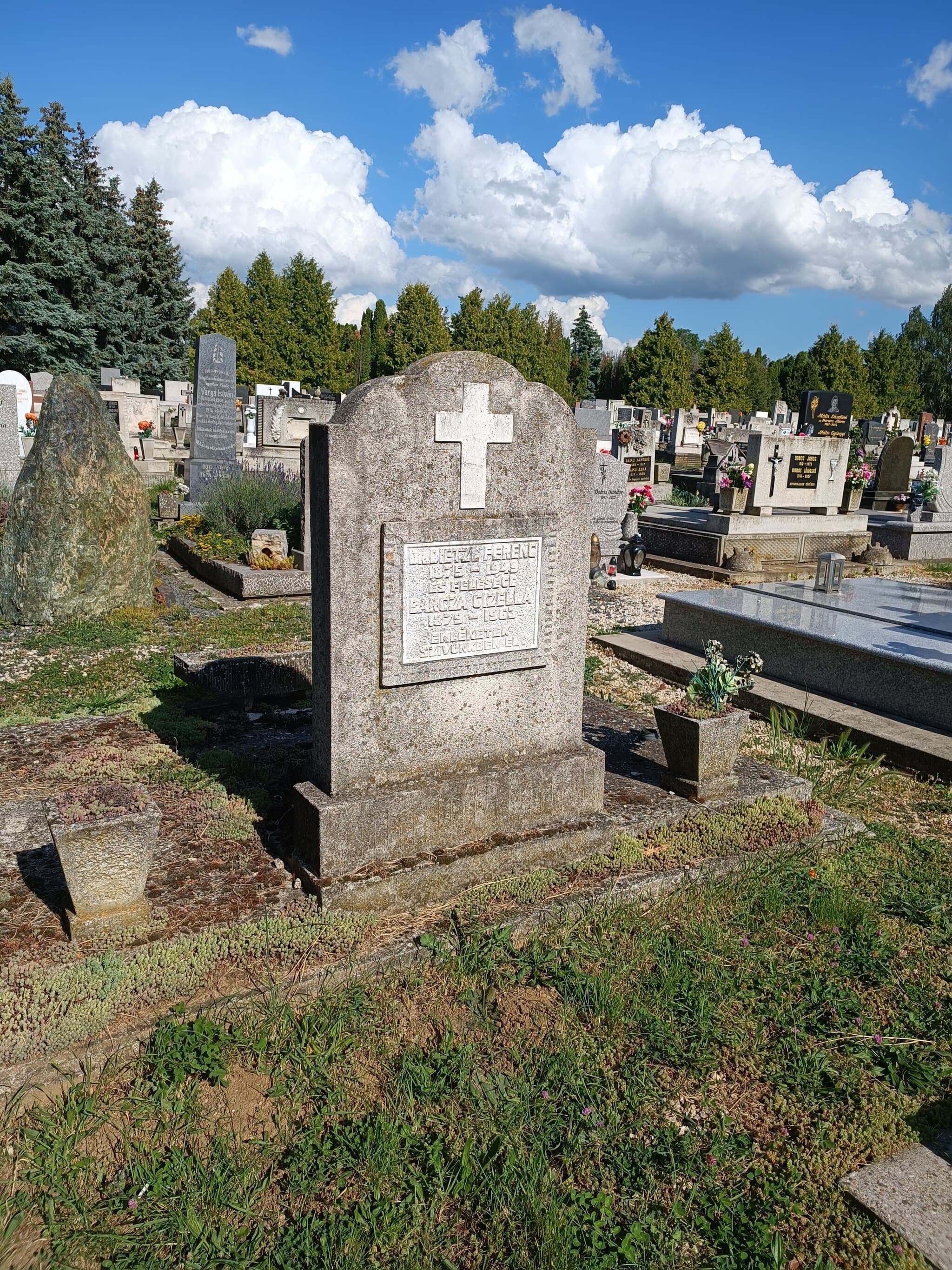 Dietzl Ferenc sírja