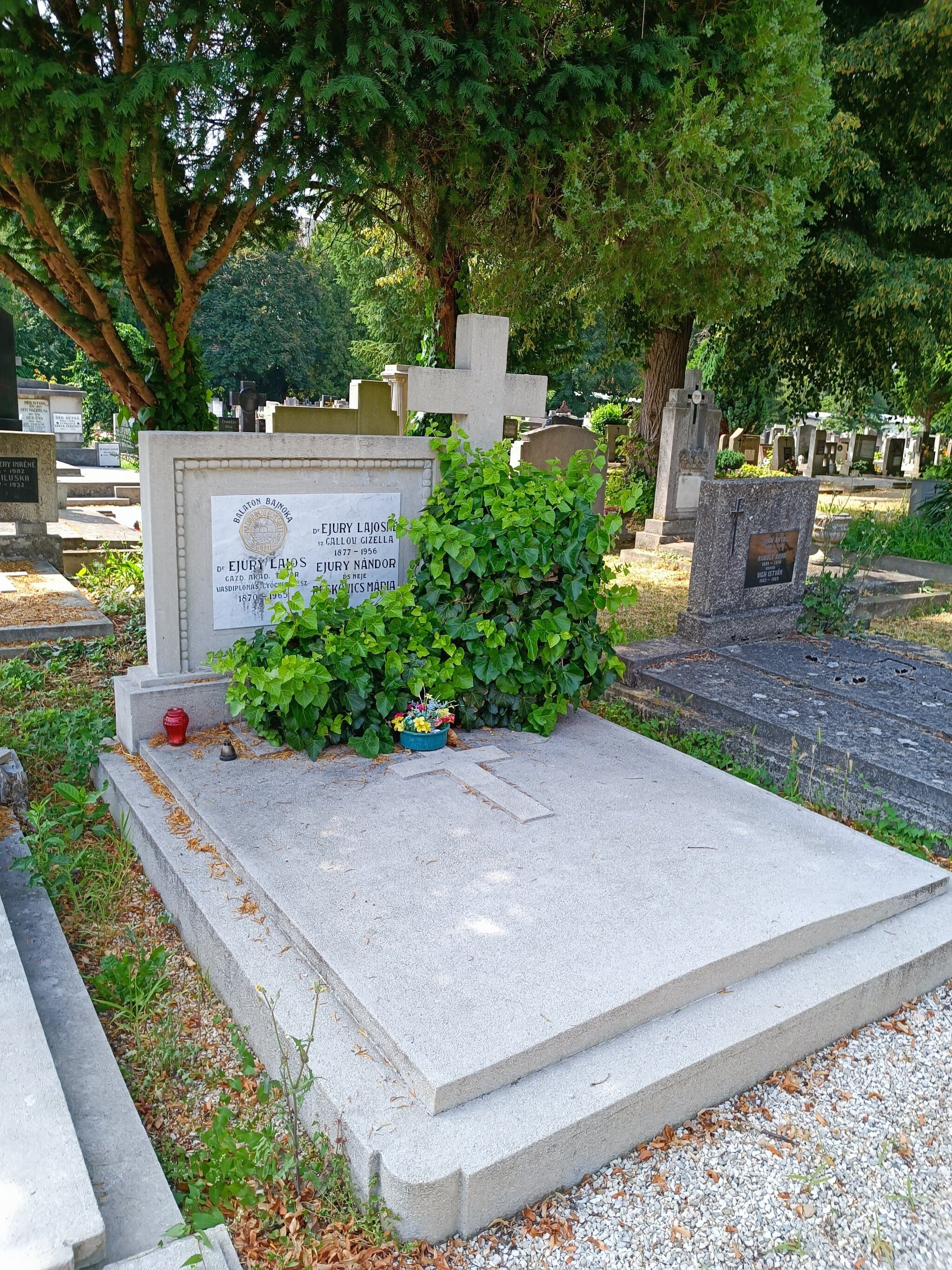 Ejury Nándor sírja