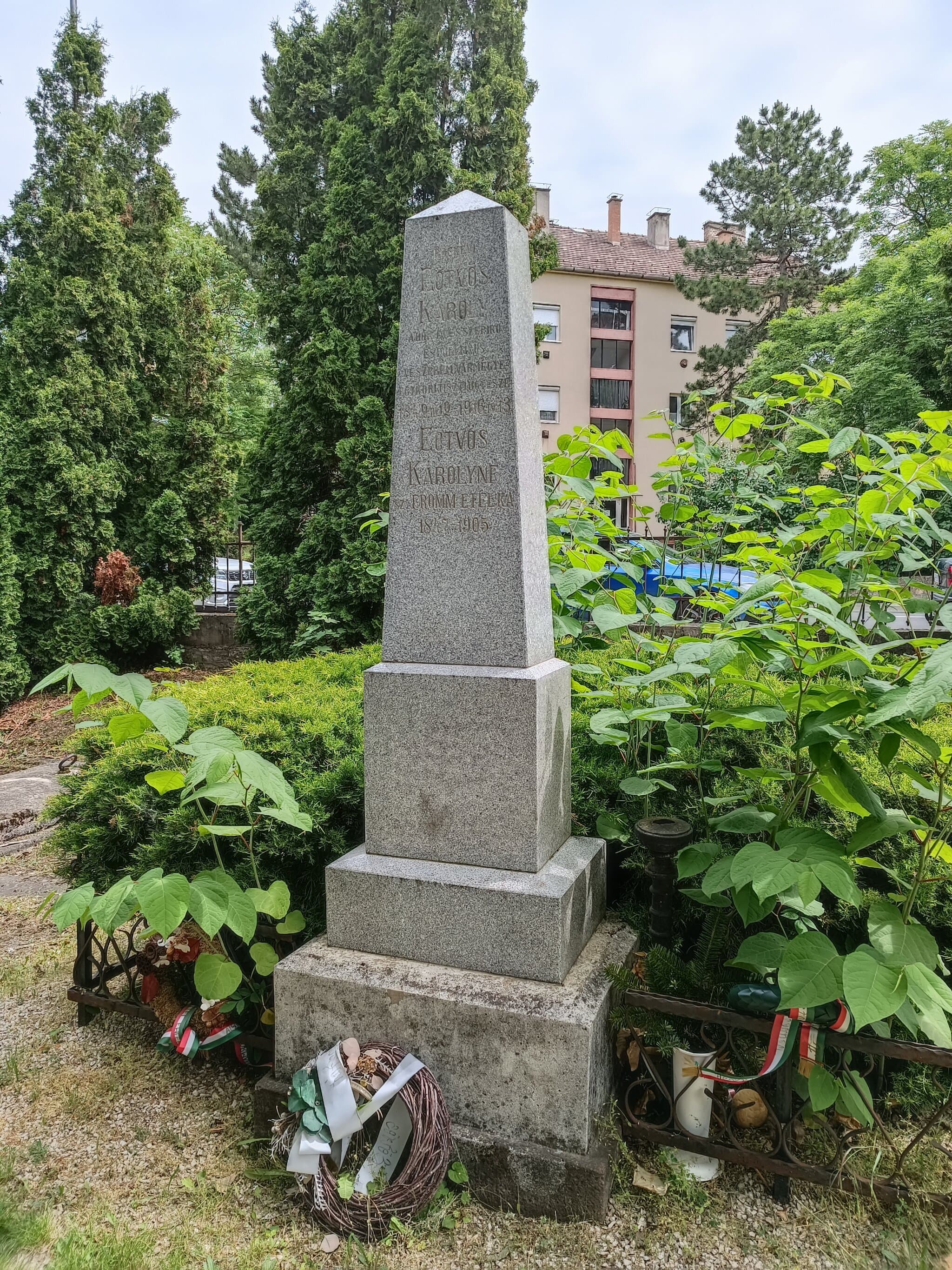 ráczkevi Eötvös Károly sírja