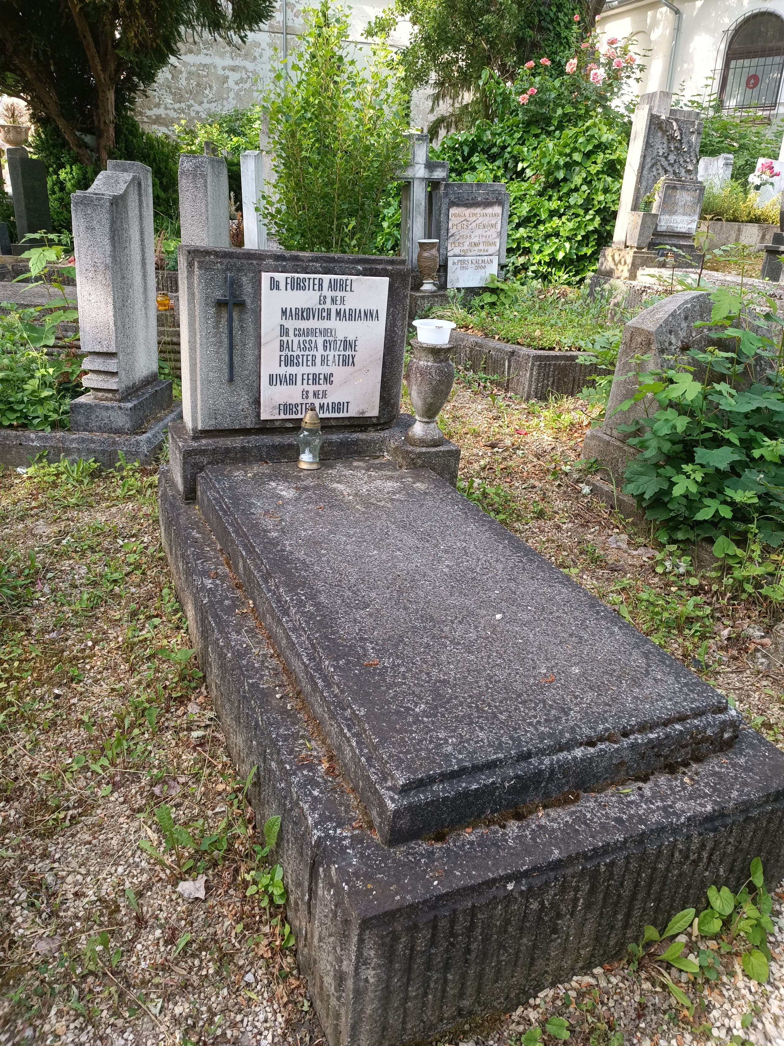 Förster Aurél 1852 sírja