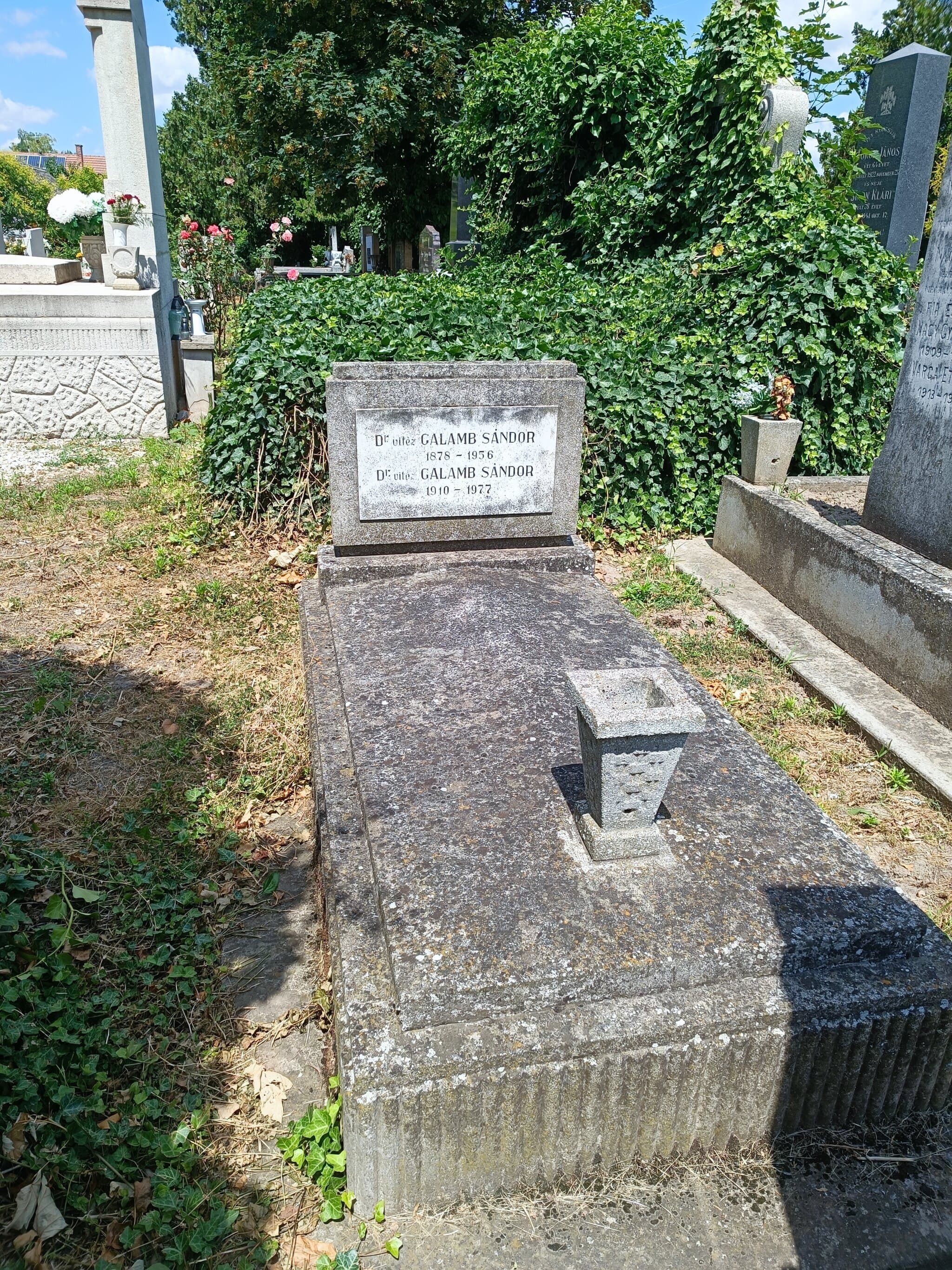 Galamb Sándor sírja