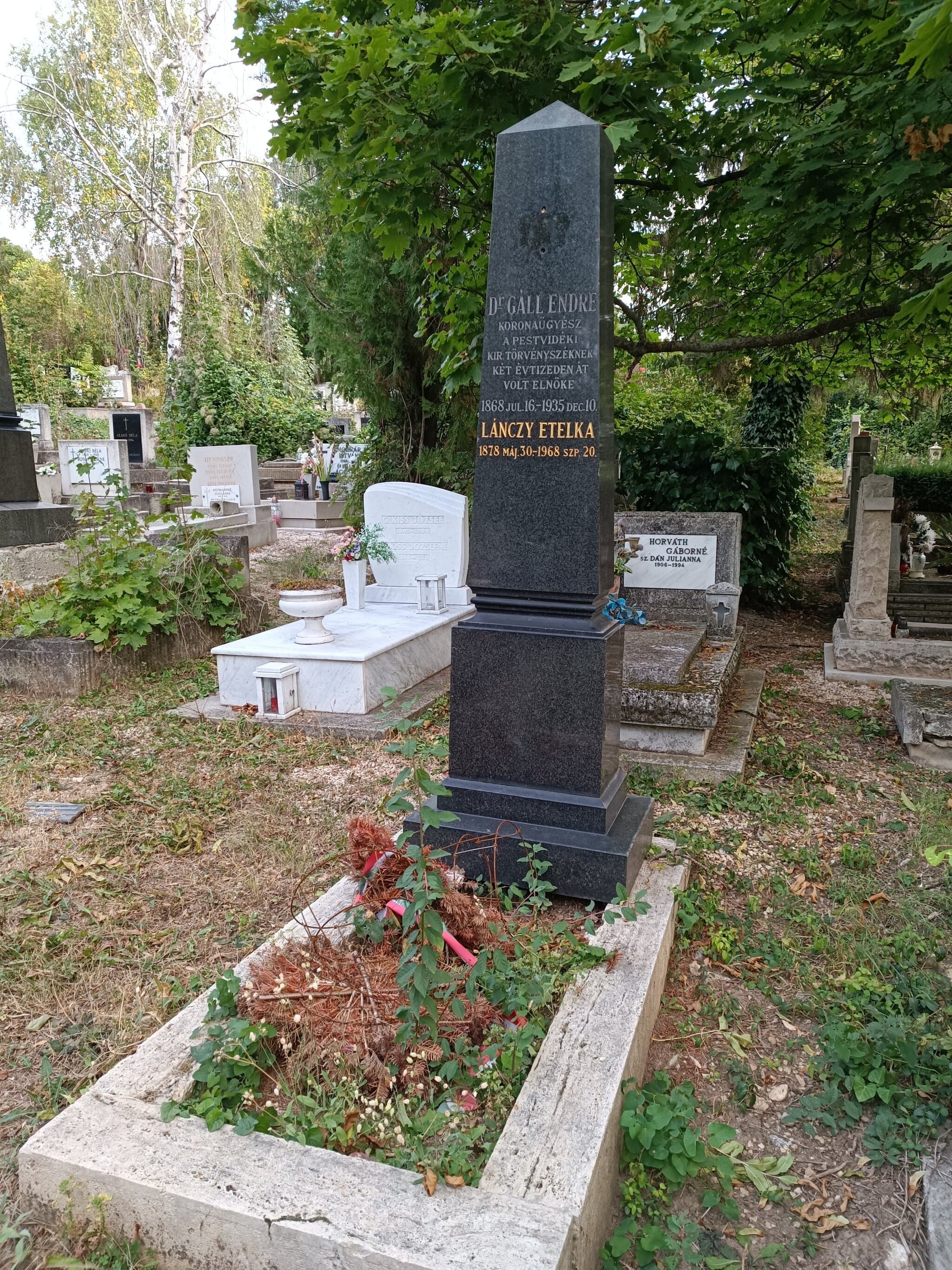 Gáll Endre sírja
