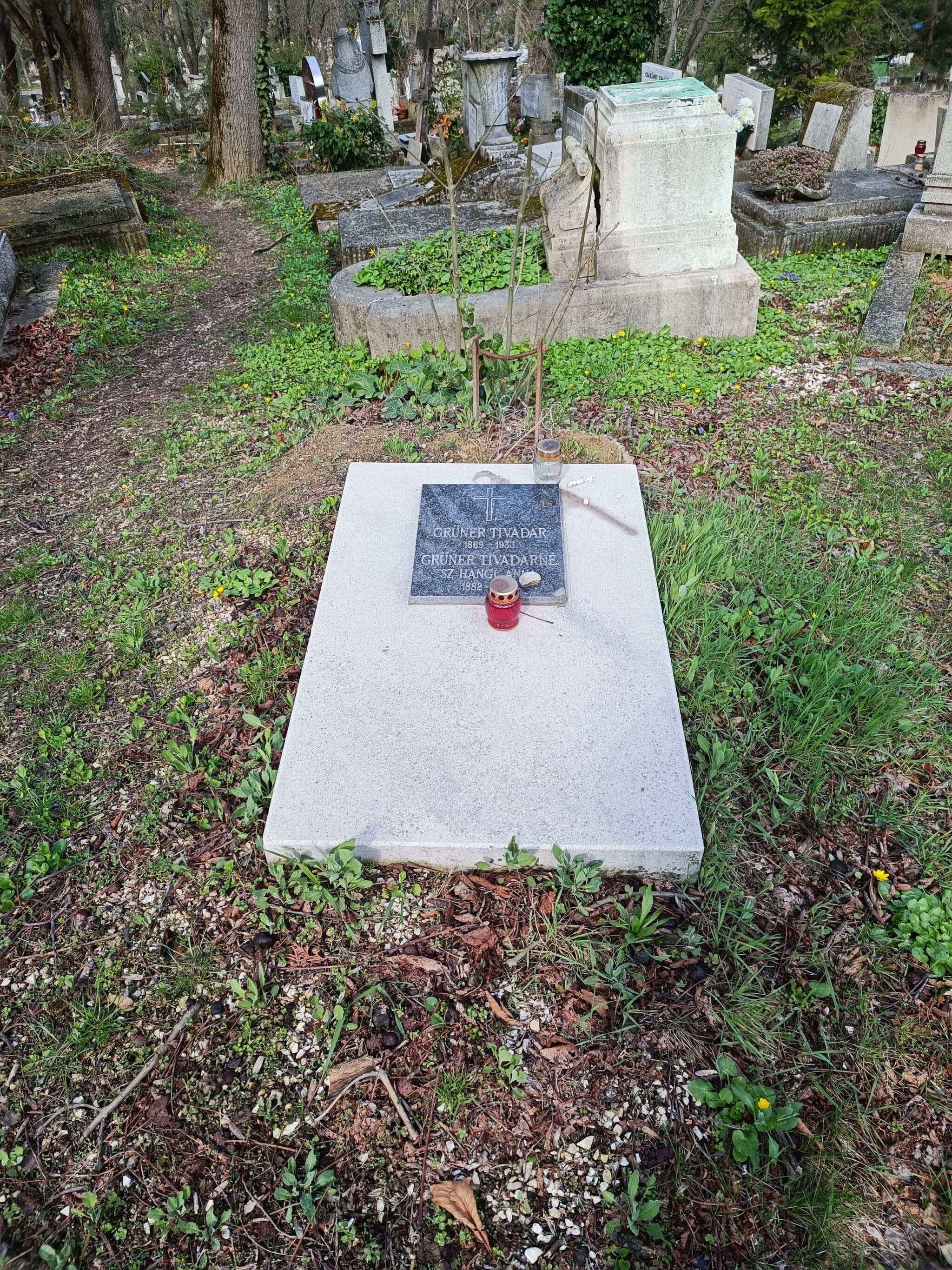 Grüner Tivadar sírja