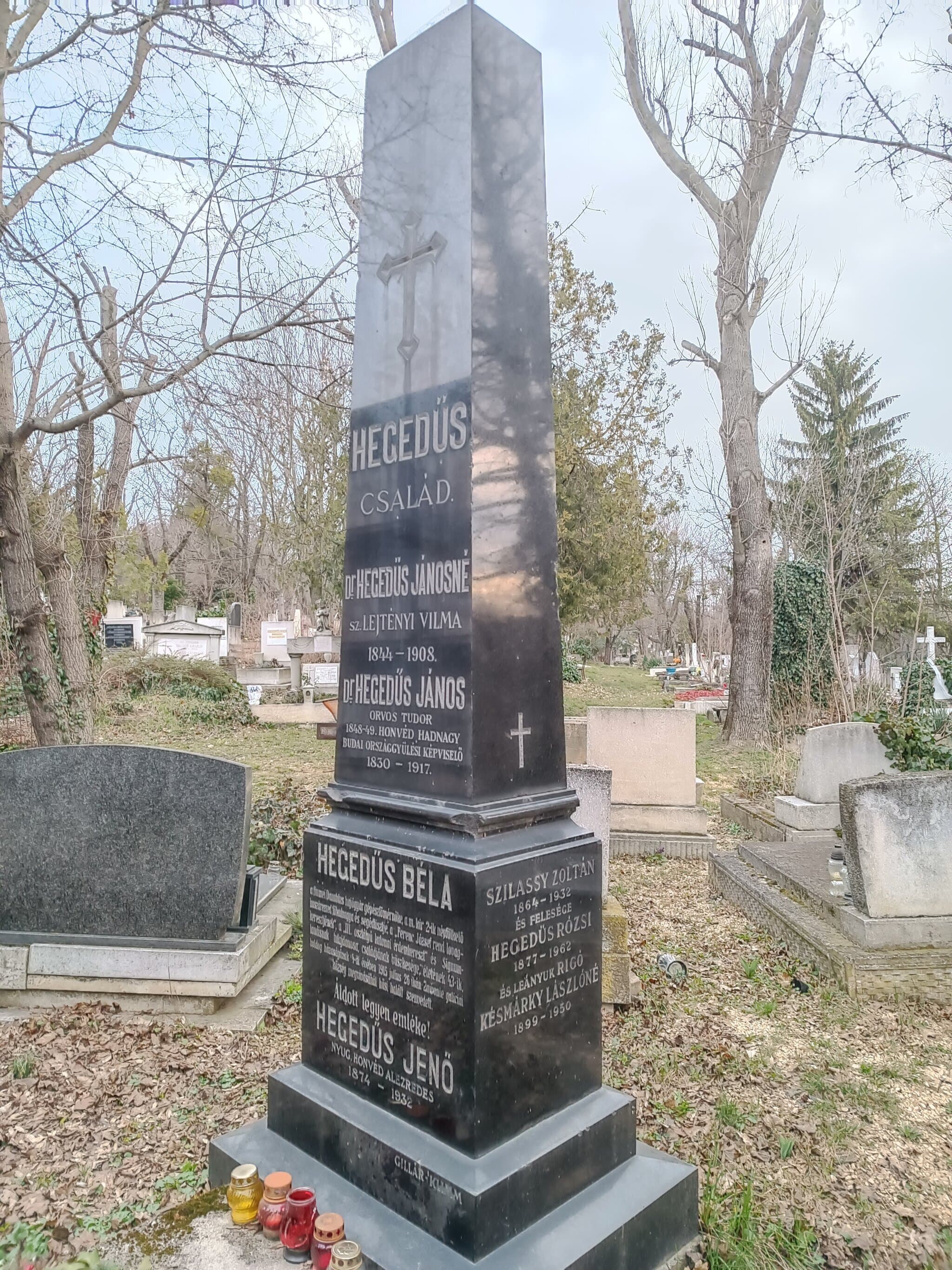 szentiváni, szilasi és pilisi Szilassy Zoltán sírja