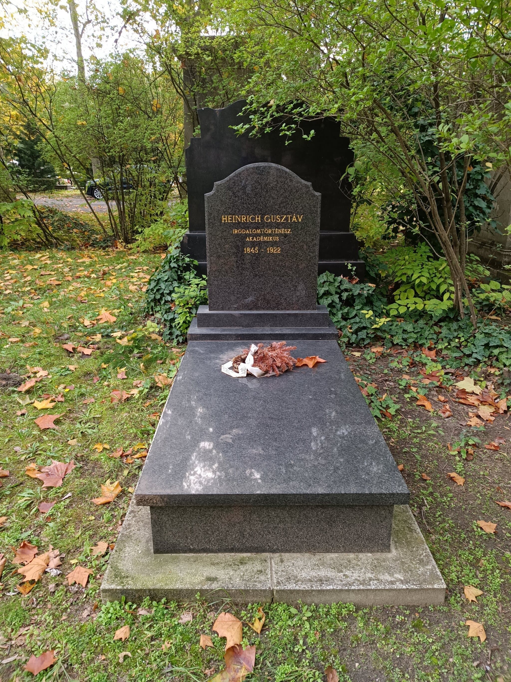 Heinrich Gusztáv sírja
