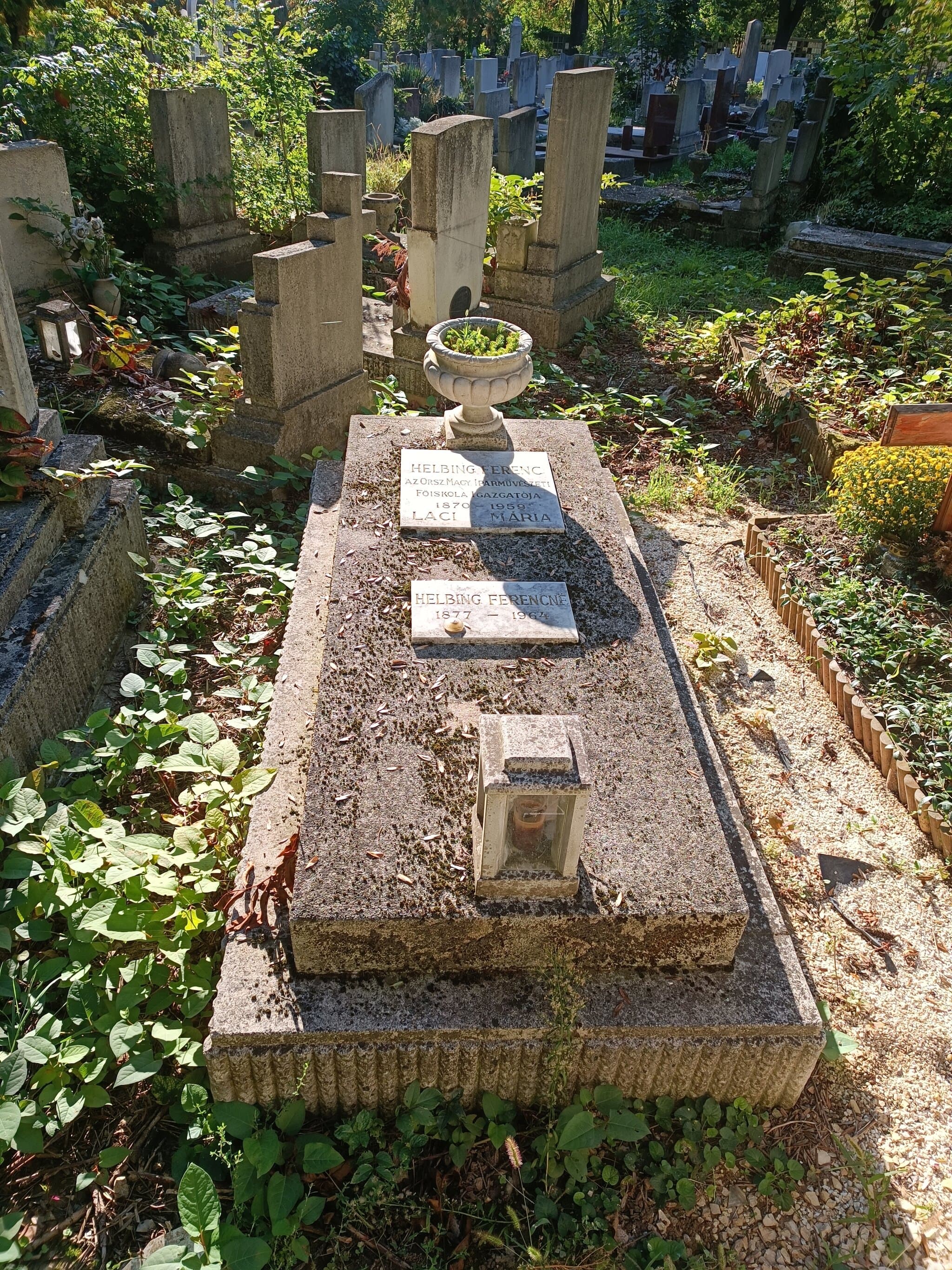 Helbing Ferenc sírja