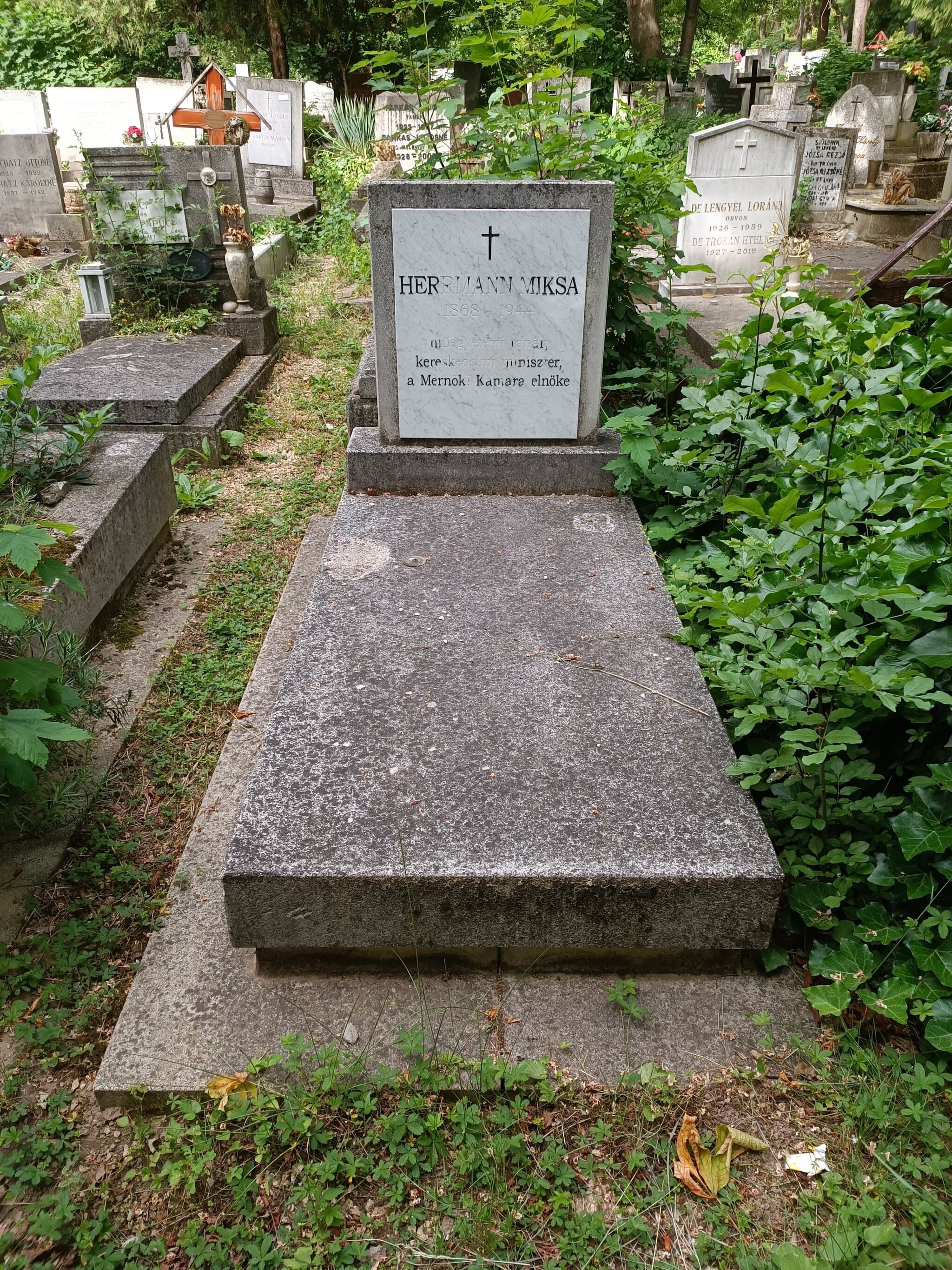 Herrmann Miksa sírja